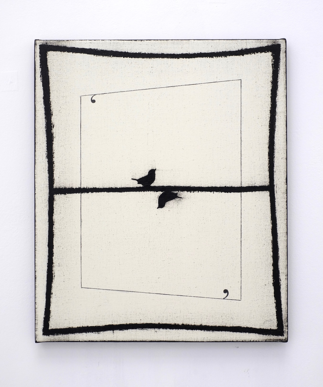 Untitled 2021, acrylic, oil and pencil on canvas, 36 x 30 cm