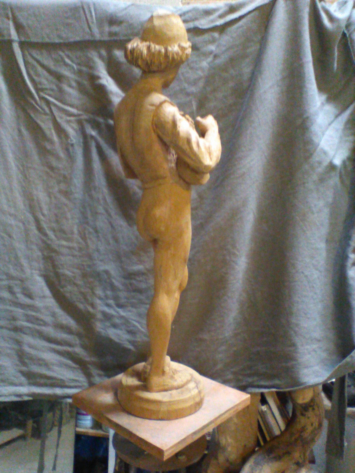 merisier - d'apr&egrave;s P. Dubois | h. 75 cm