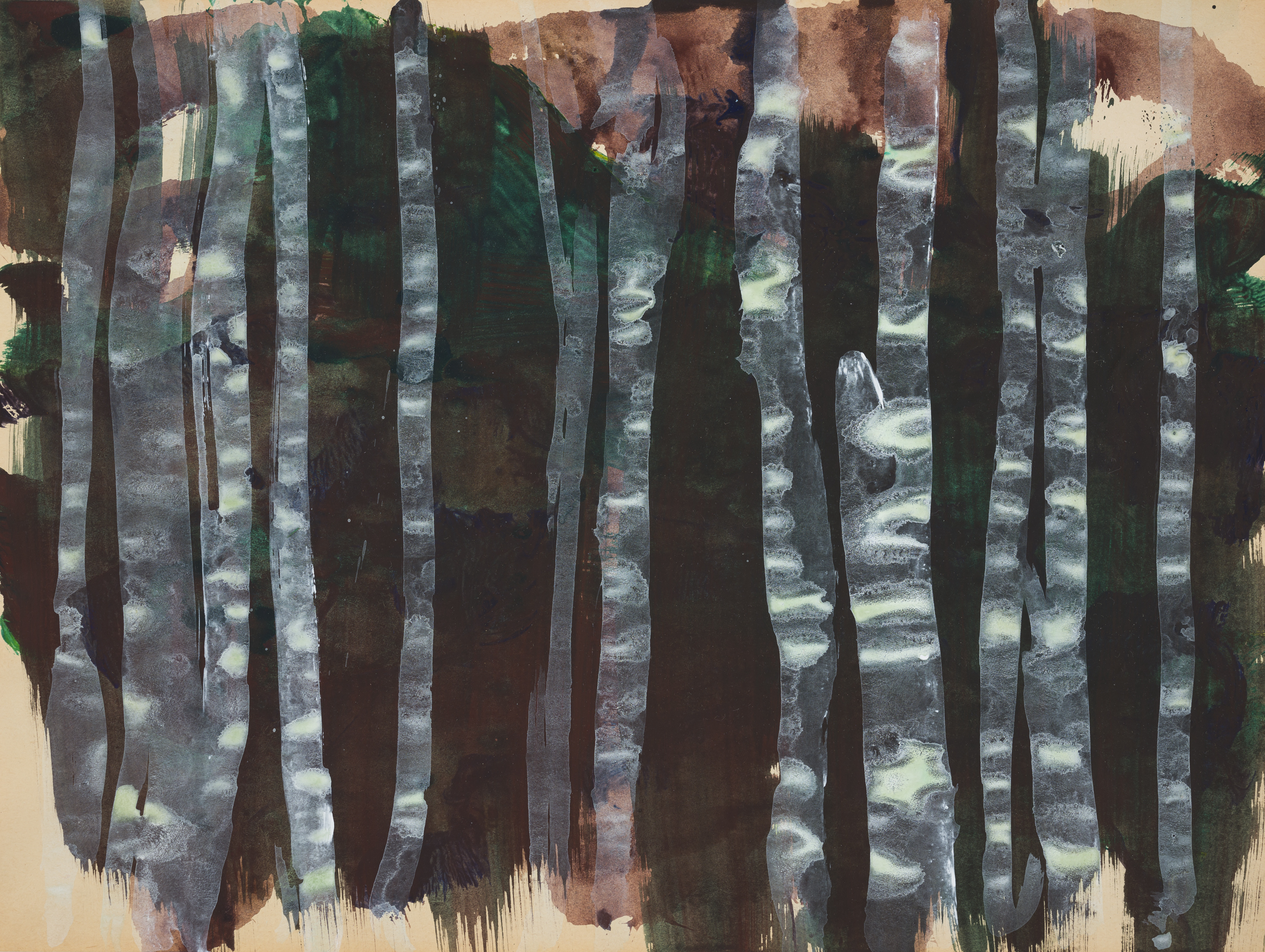 Study of nature 5003Acrylic on paper 35×45cm