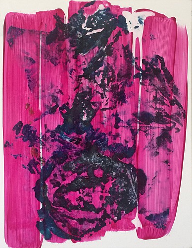 Untitled, acrylic on board, 14" x 11", 36 x 28cm 2016