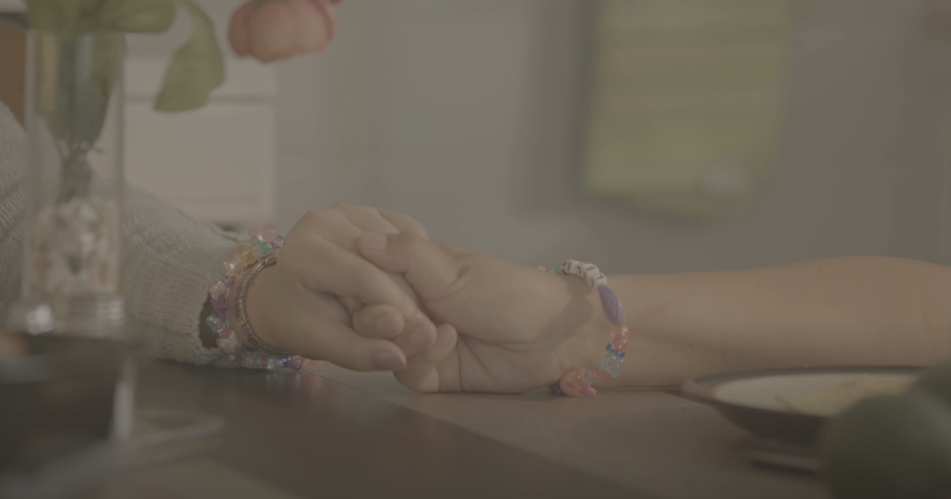 Matching friendship bracelets that they wear only when they are on good terms with one another.
