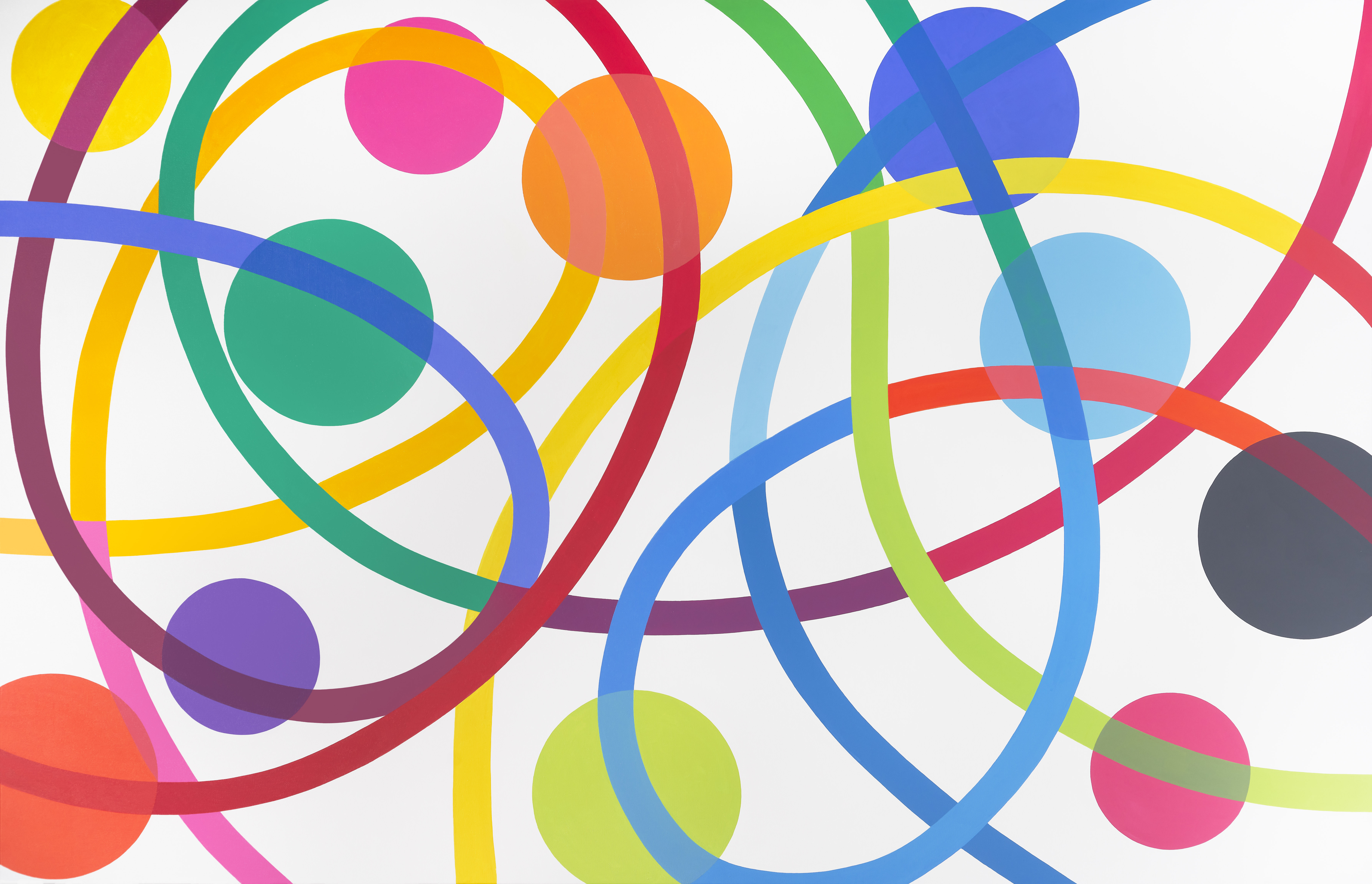 Sin t&iacute;tulo, 2021. Acr&iacute;lico sobre tela, 190 x 290 cm.