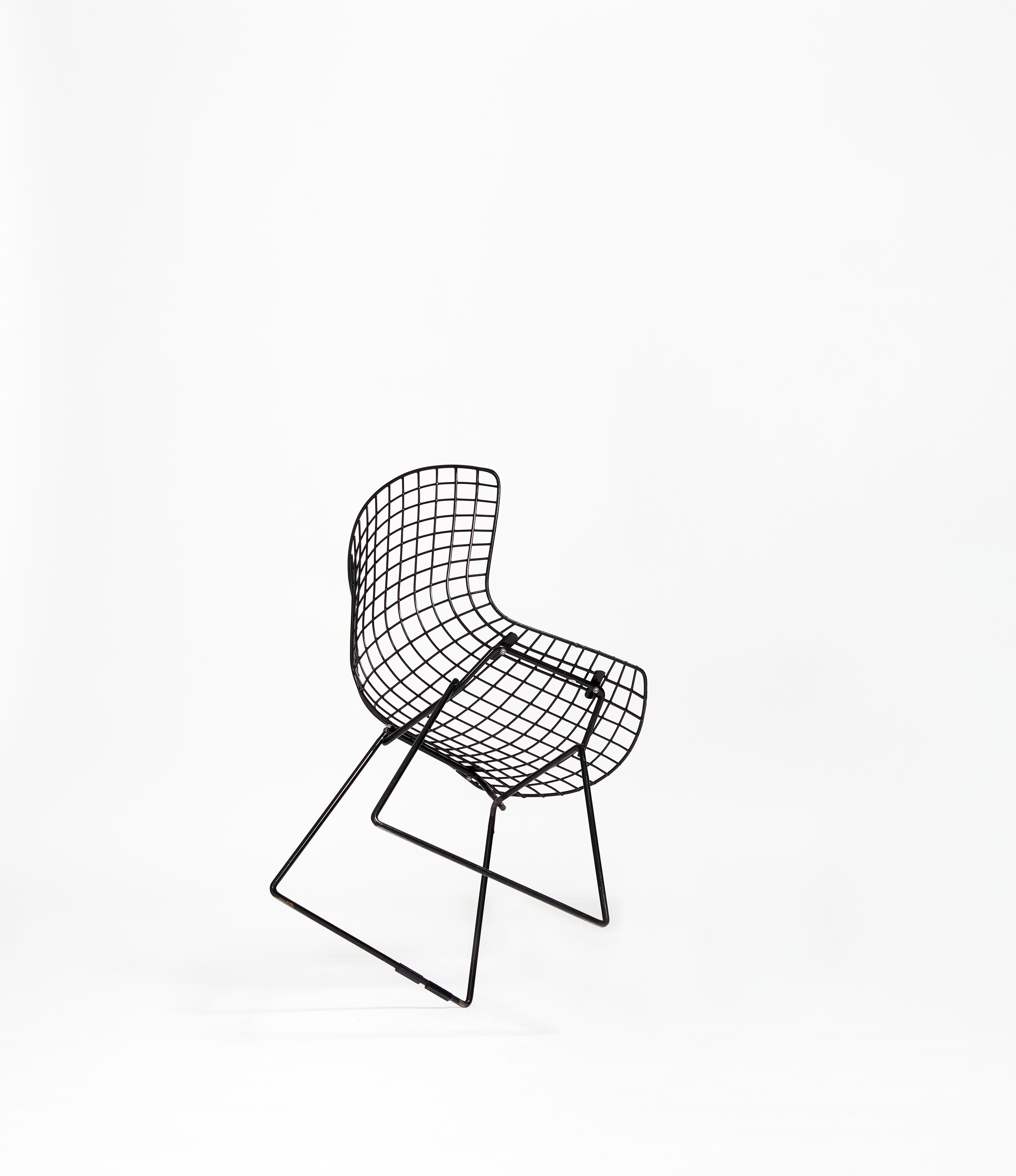 Side Chair, Designed in 1952, Chrome-plated steel, 73 x 54 x 58 cm