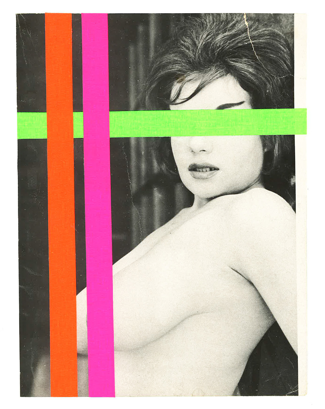 Taped Over 2, 2017, collage, 29.7 x 42 cm