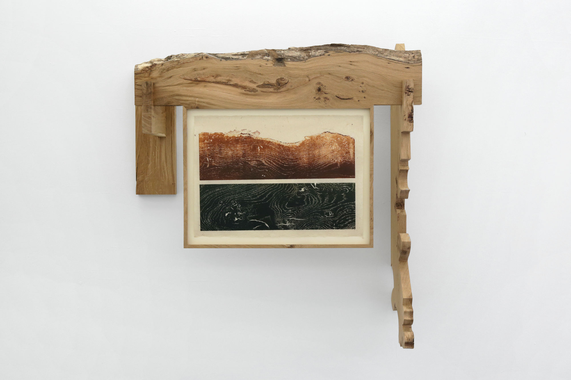 Untitled (black and brown), 79 x 87 x 24 cm, 2023