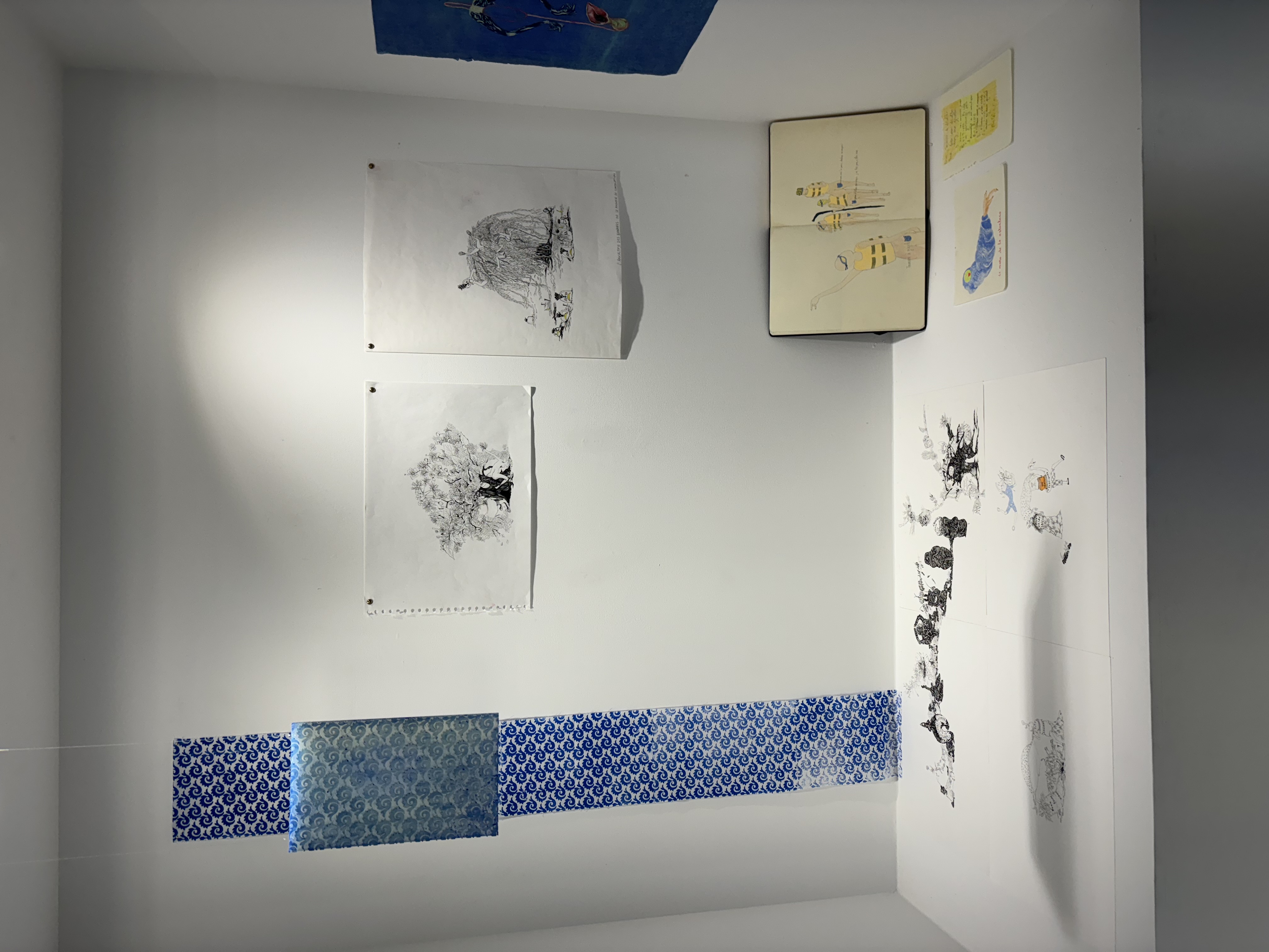 Vue de l'exposition de Madely Schott à la Galerie Totem, Amiens