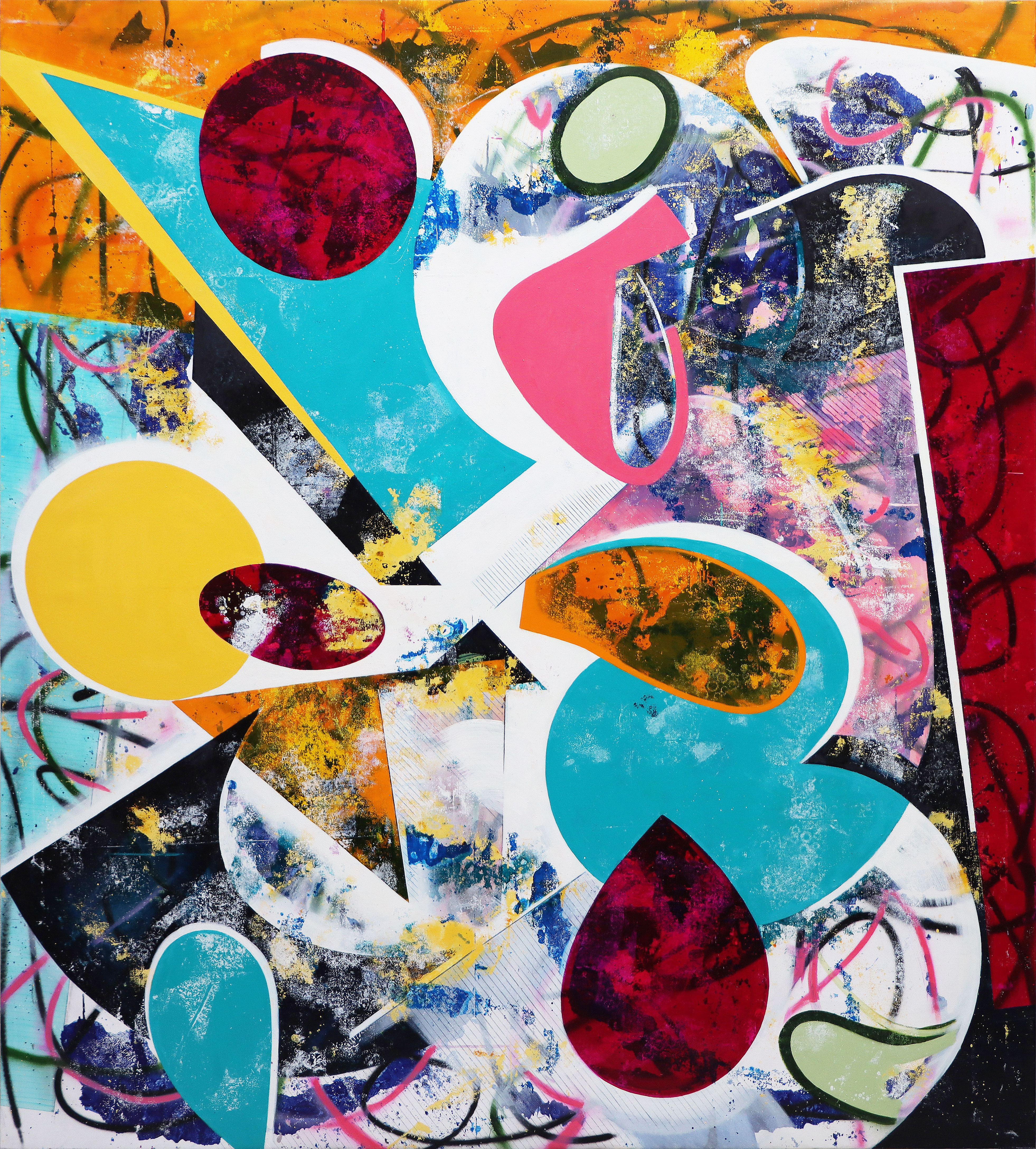 Paraíso #10, 2024. 200x180 cm. Oil on canvas