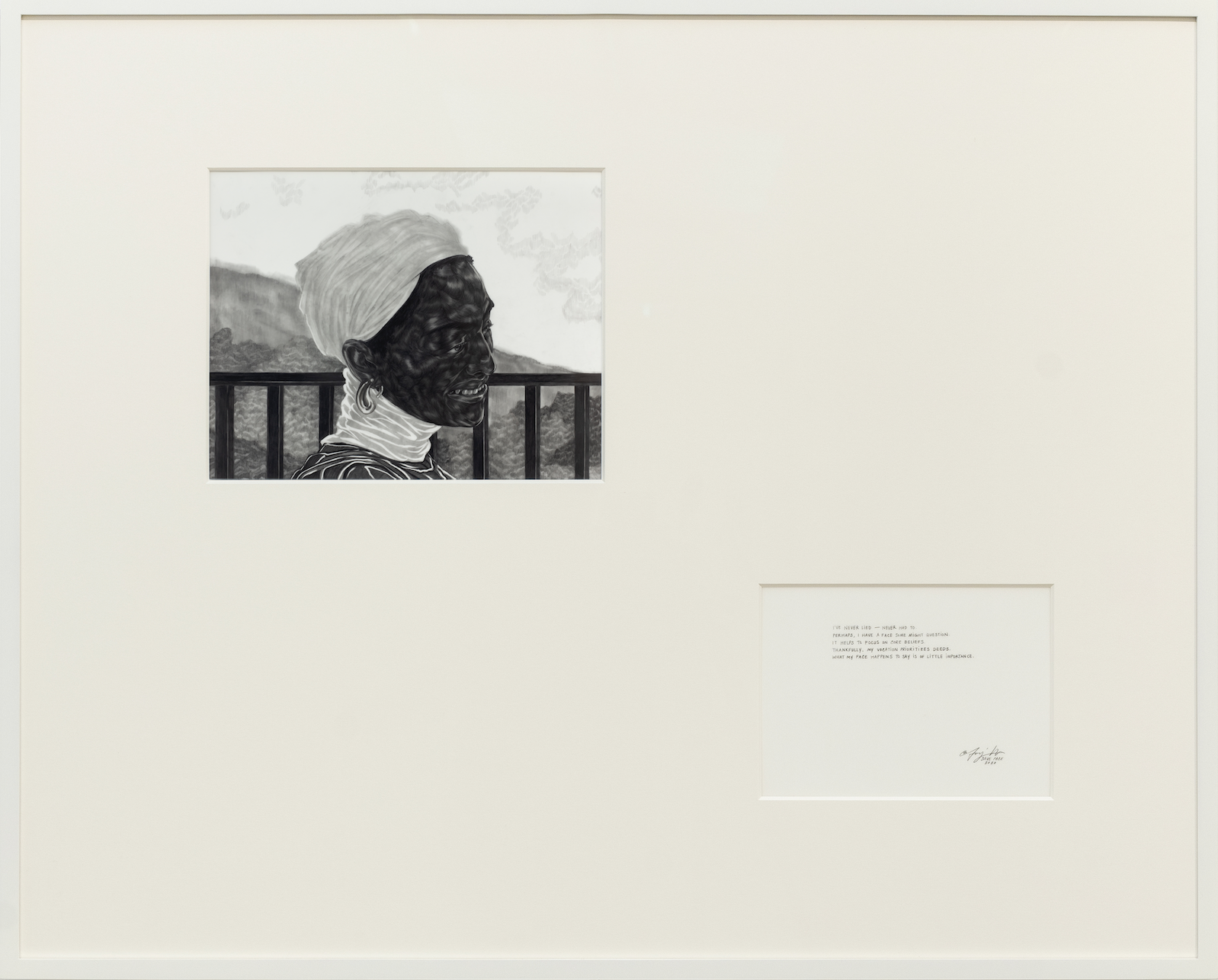 Save Face, 2020, Diptych