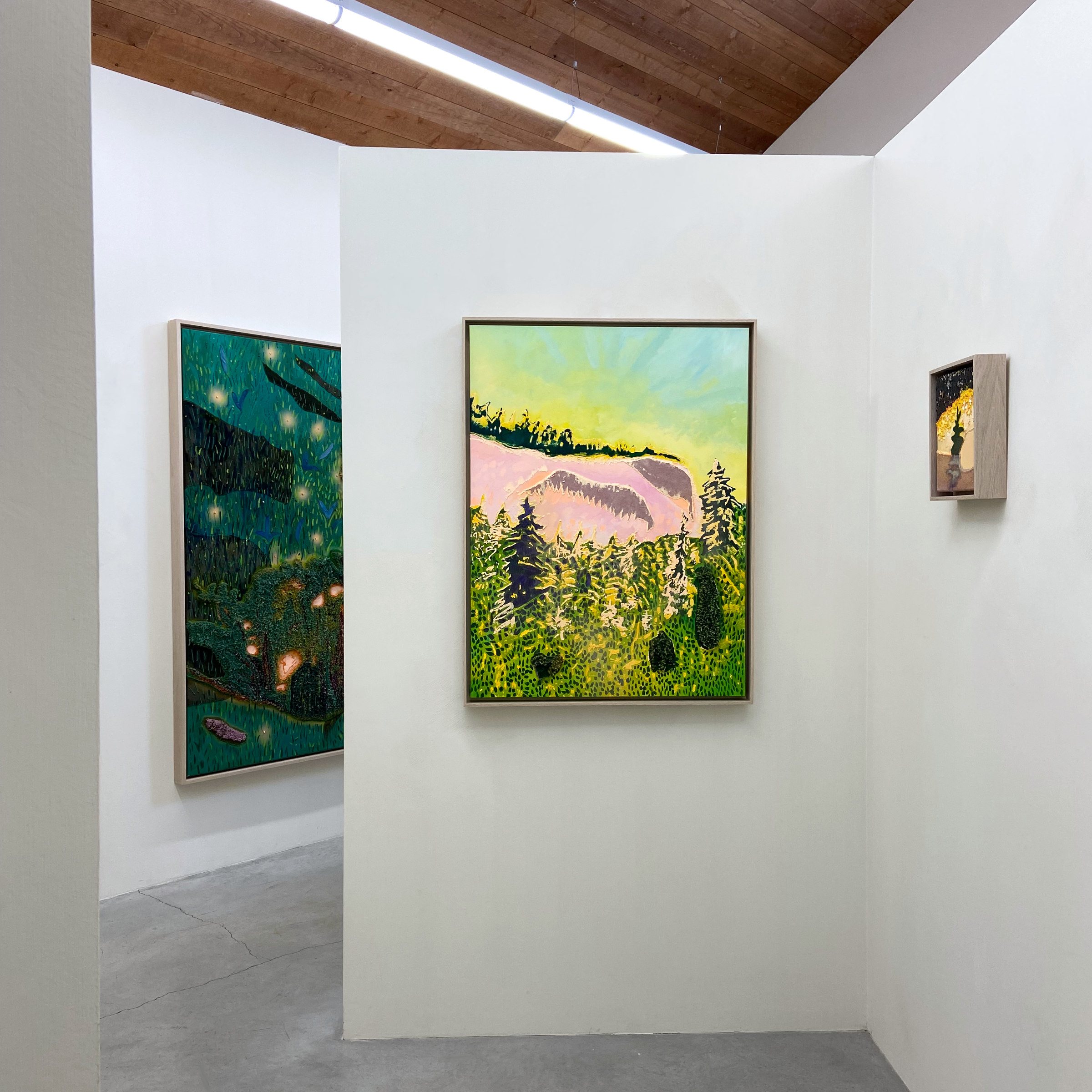 Josiane Lanthier, Vue d'expo, 2023. © Champagne et Paradis.