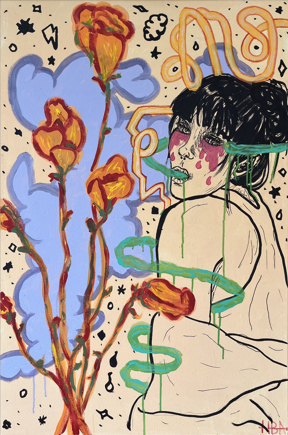 Untitled - 2022 - 24"x36" - Contact for purchase