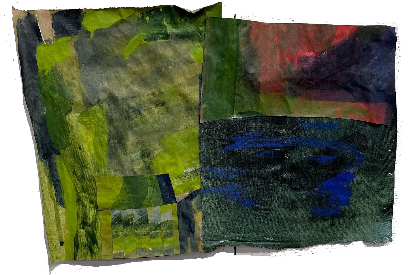 aquifer, mixed media collage, 2022