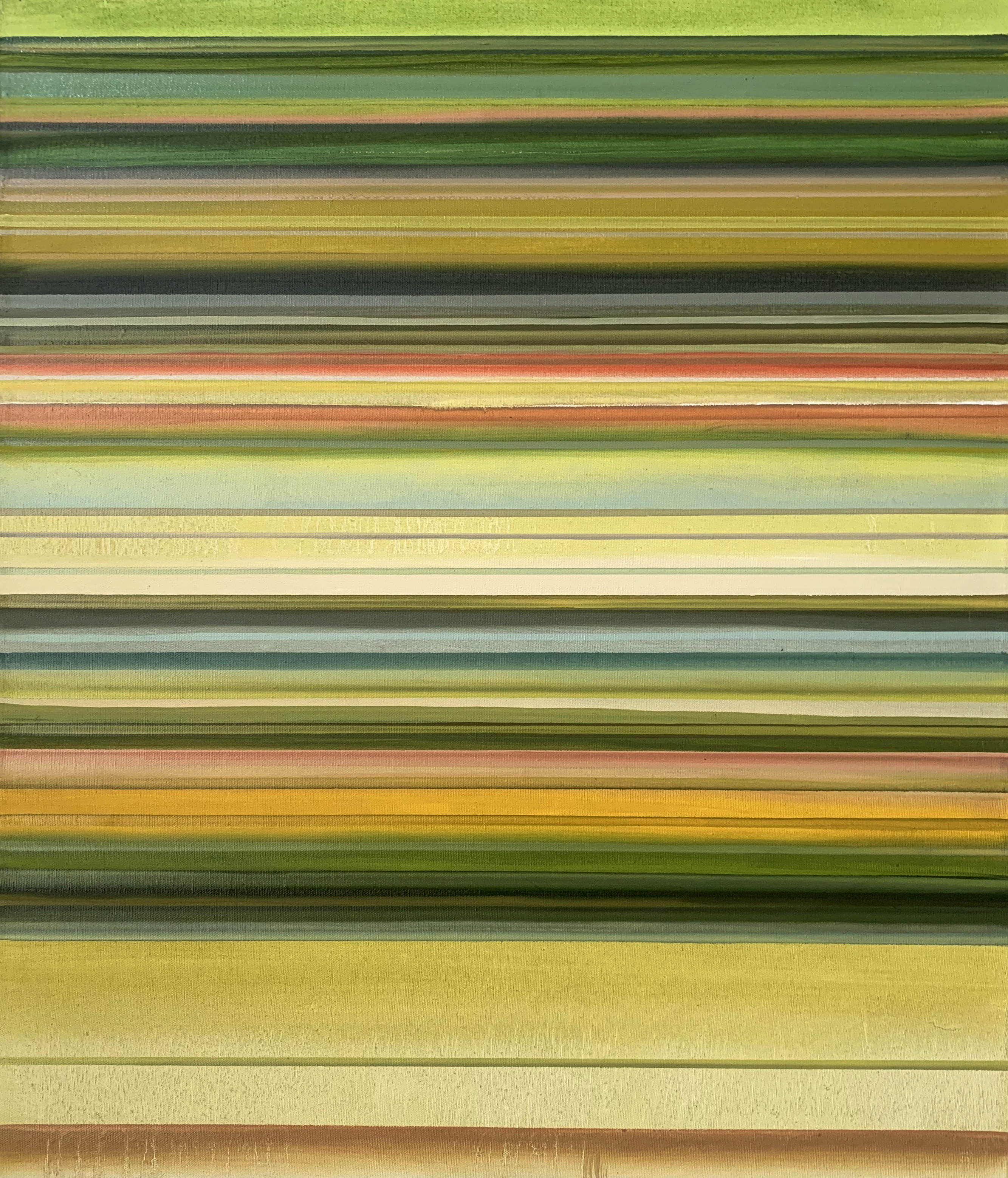 “Grass at golden hour” 24”x22”x1” Oil on canvas