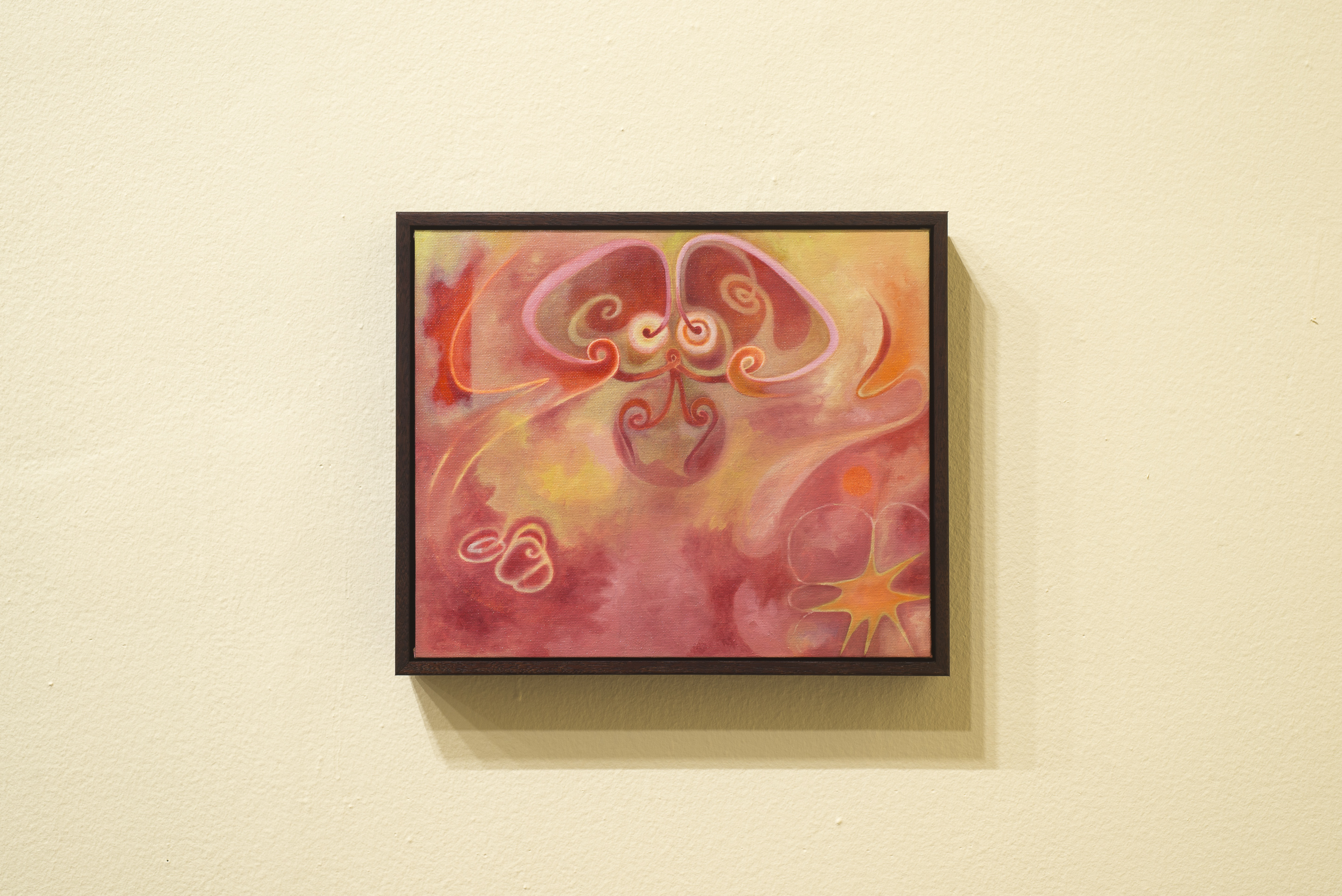 September (bruise), oil on canvas board, 27 x 32 cm, 2022