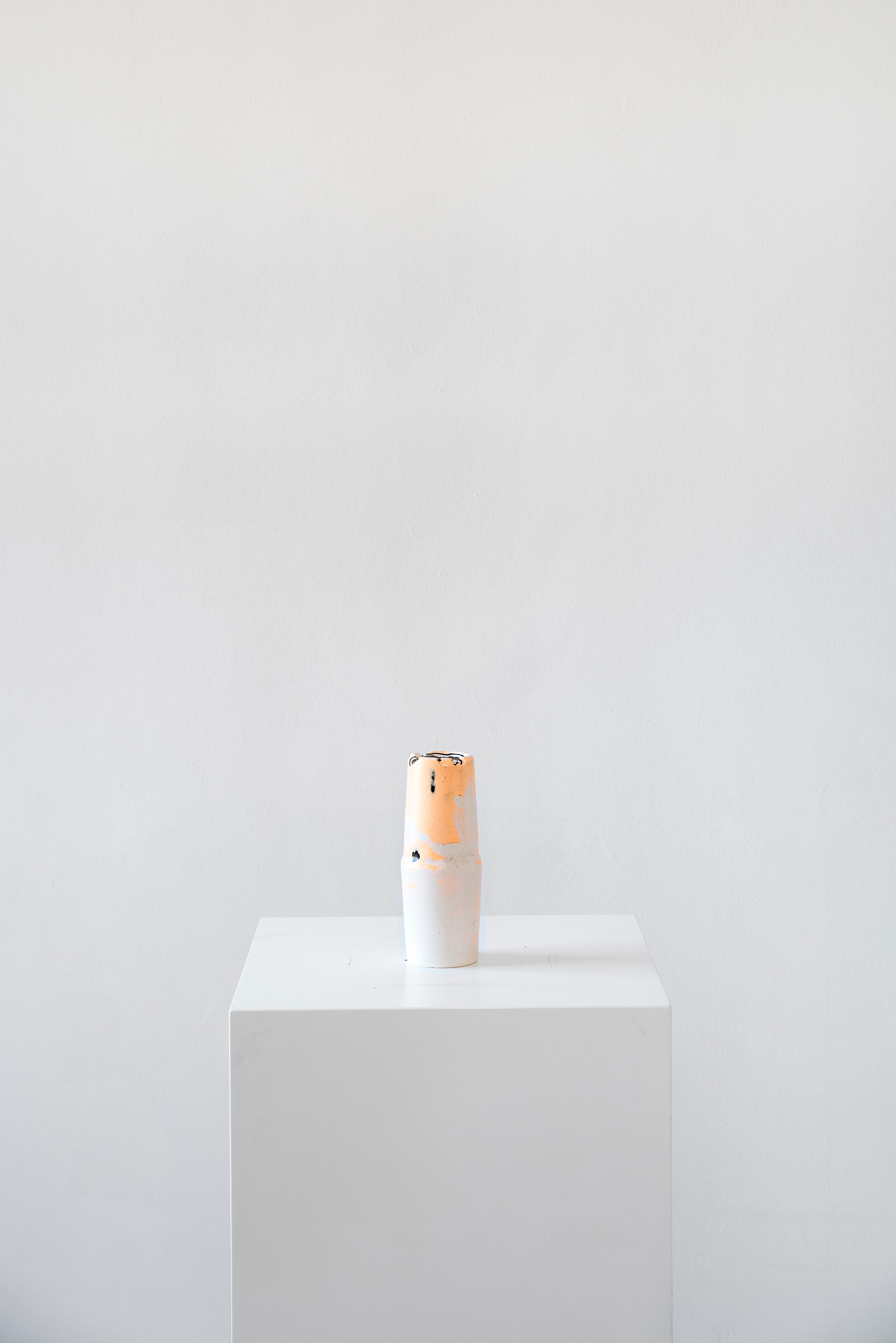 Sarov , 2020, Concrete, acrylic, plaster, 22.5 × 7.5 cm