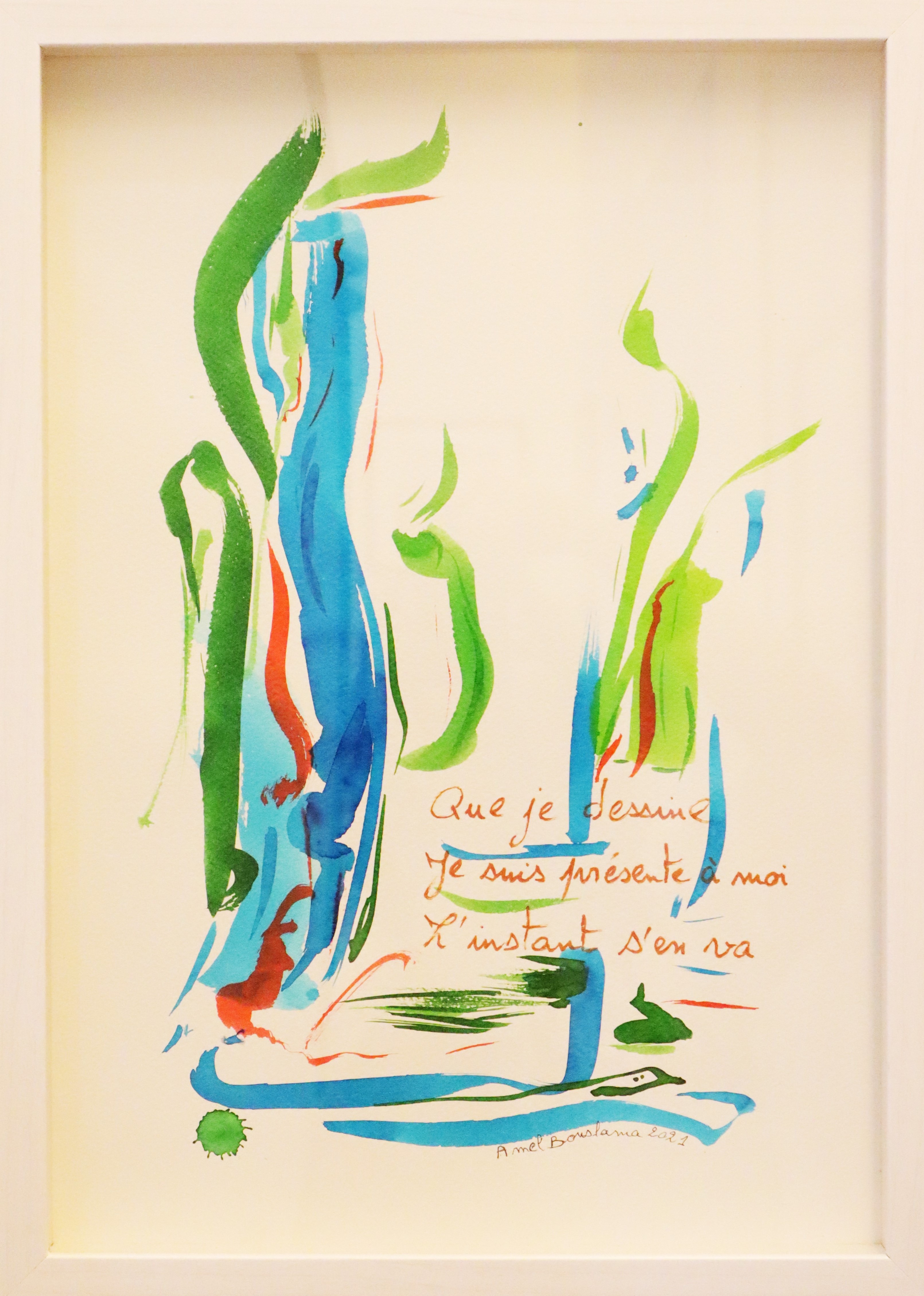 Amel Bouslama, Présent à soi, 2021