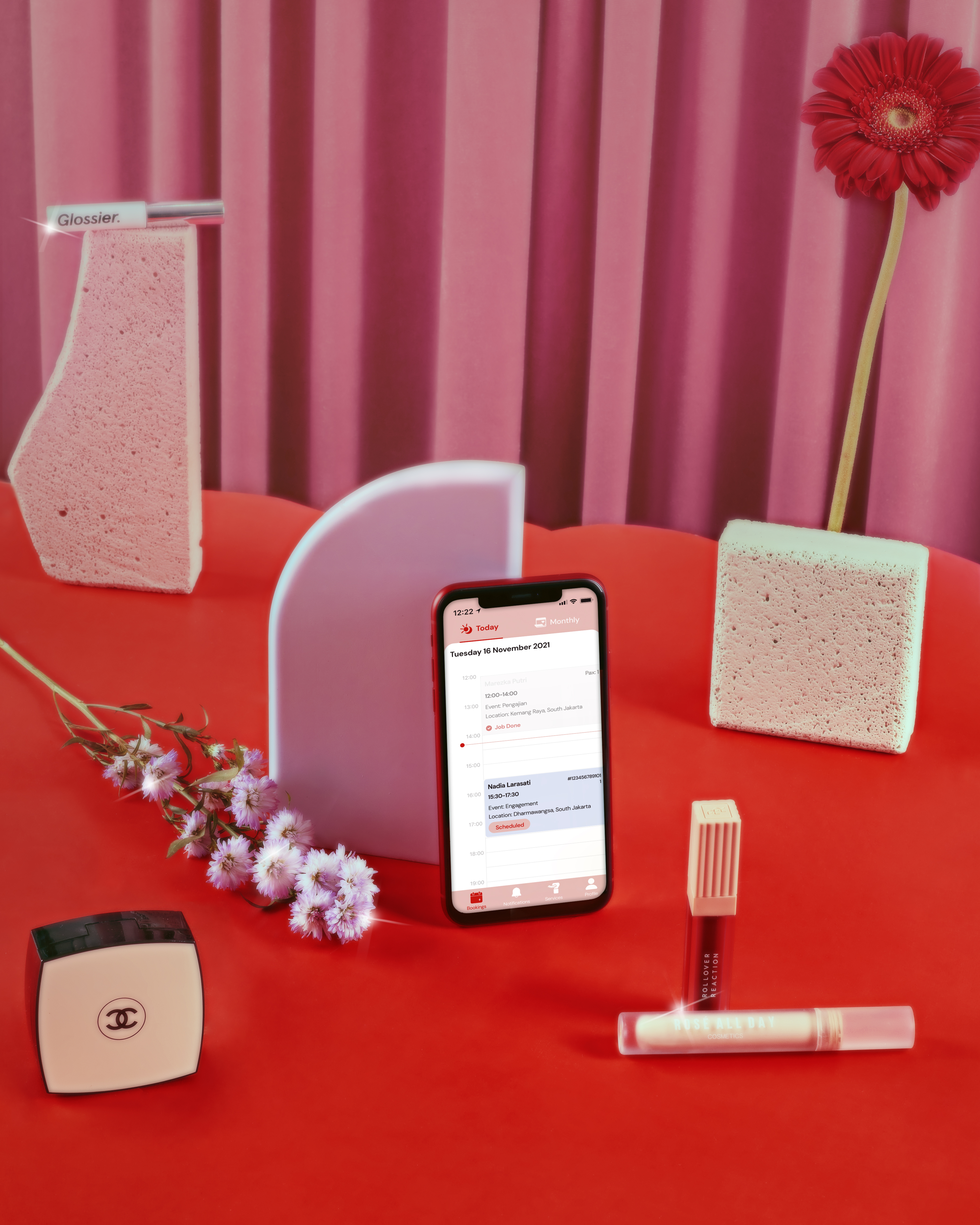 Blusherie Launch Campaign, Art Direction