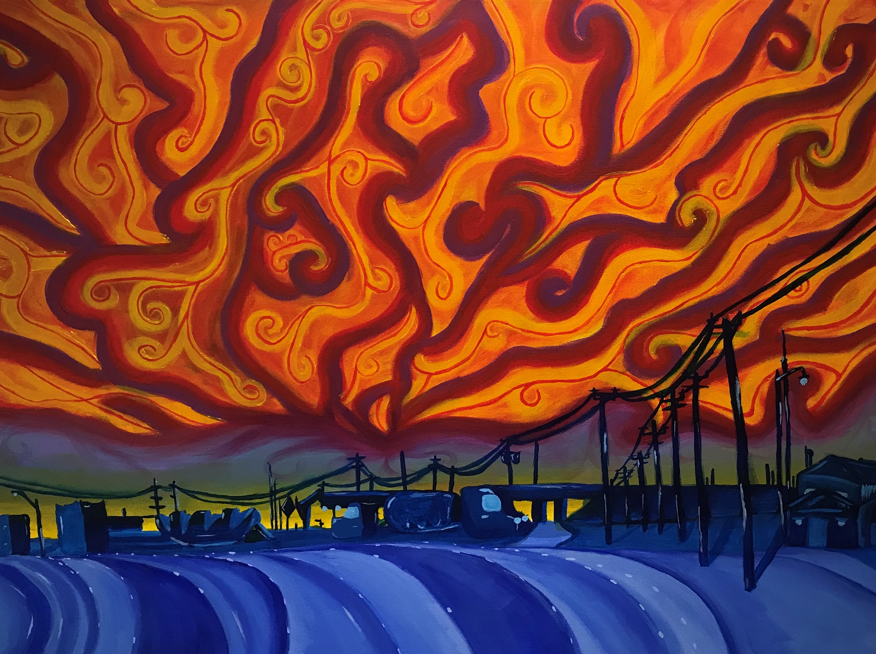 Honorable Mention and Presidents Purchase Award, Aliyah Hernandez, The Mundane