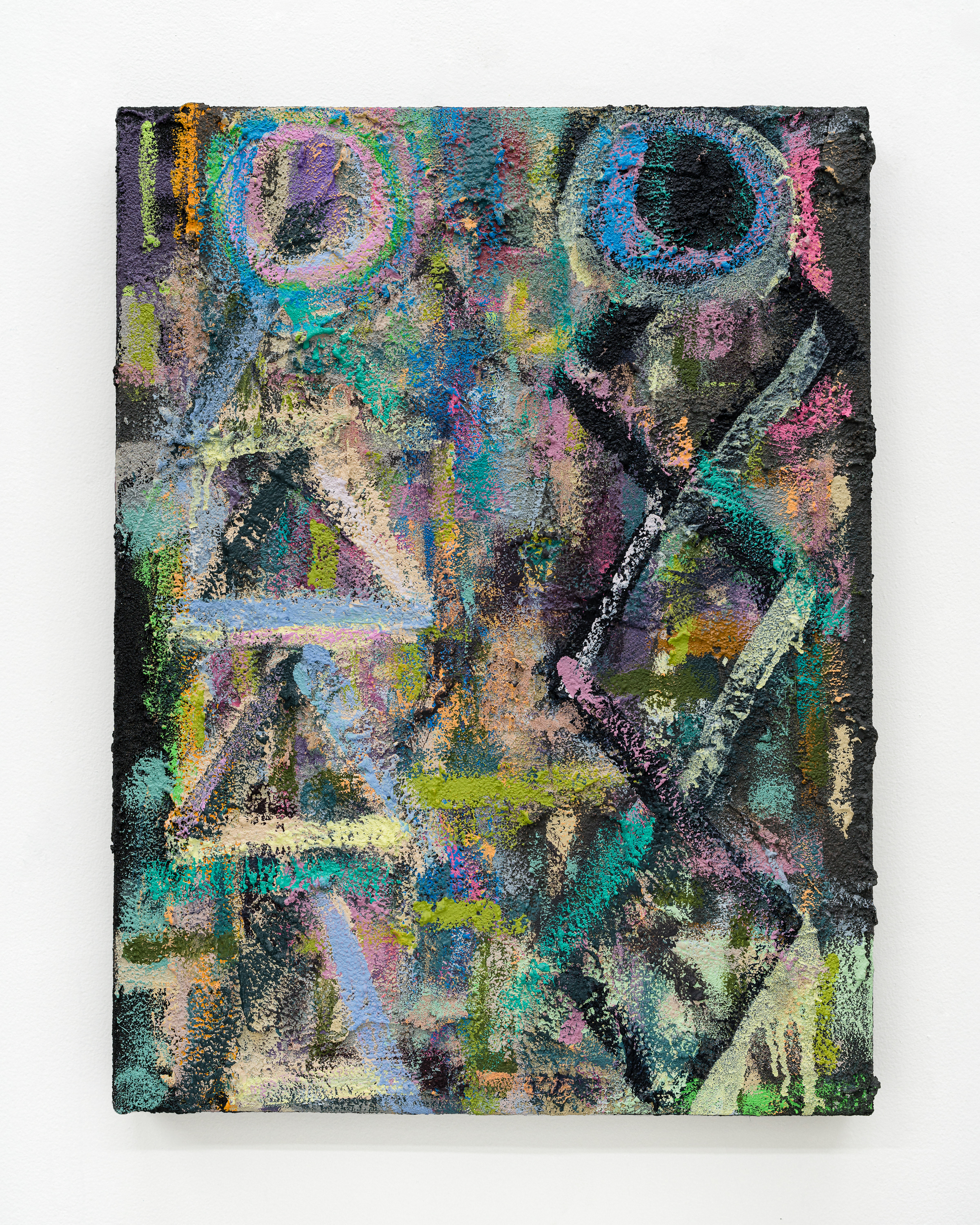 Stucco Painting 100, 202024 x 18 x 2 "