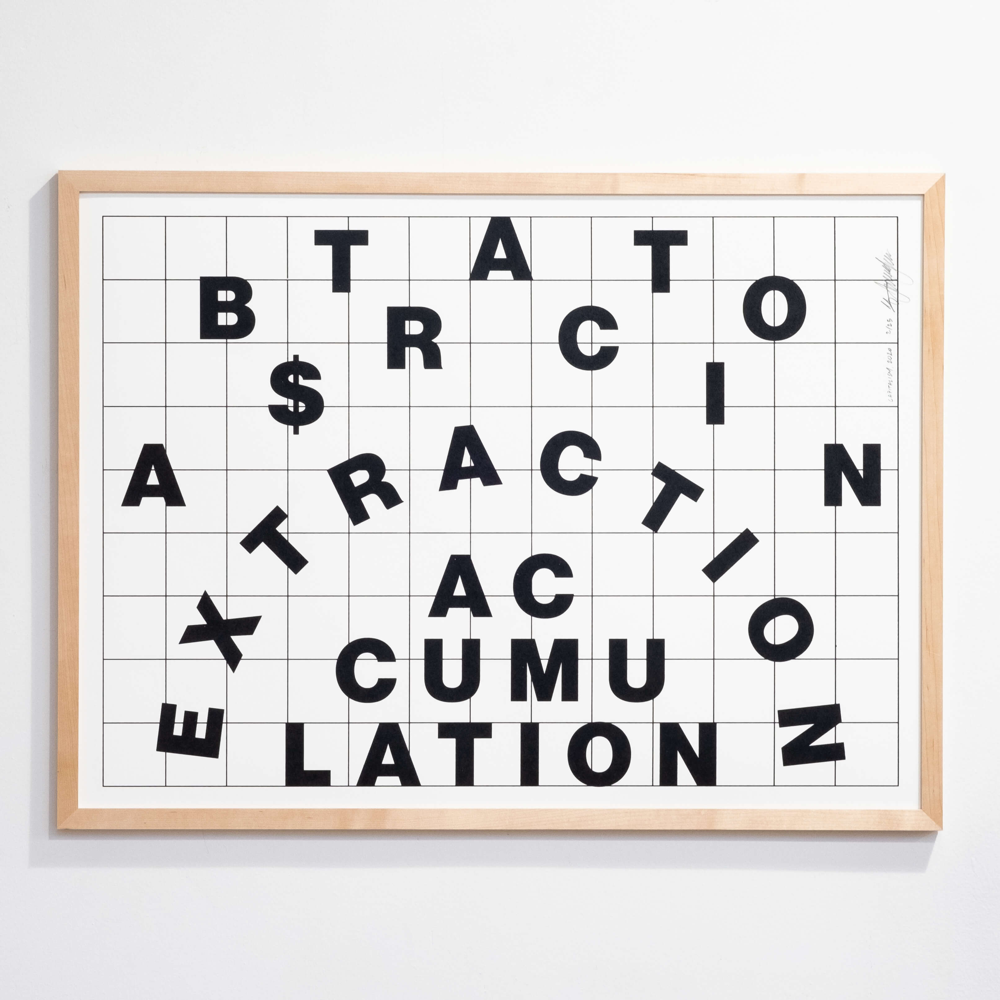 Capitalism, 2020, Screenprint on Coventry Rag 290 GSM, Ed. of 25 + 5 APs, 22 x 30 in