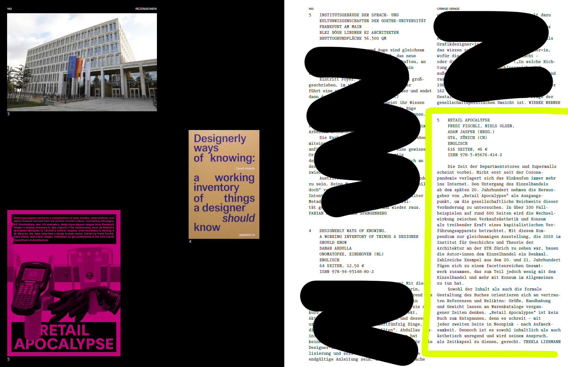 Retail Apocalypse - Rezension für form 296