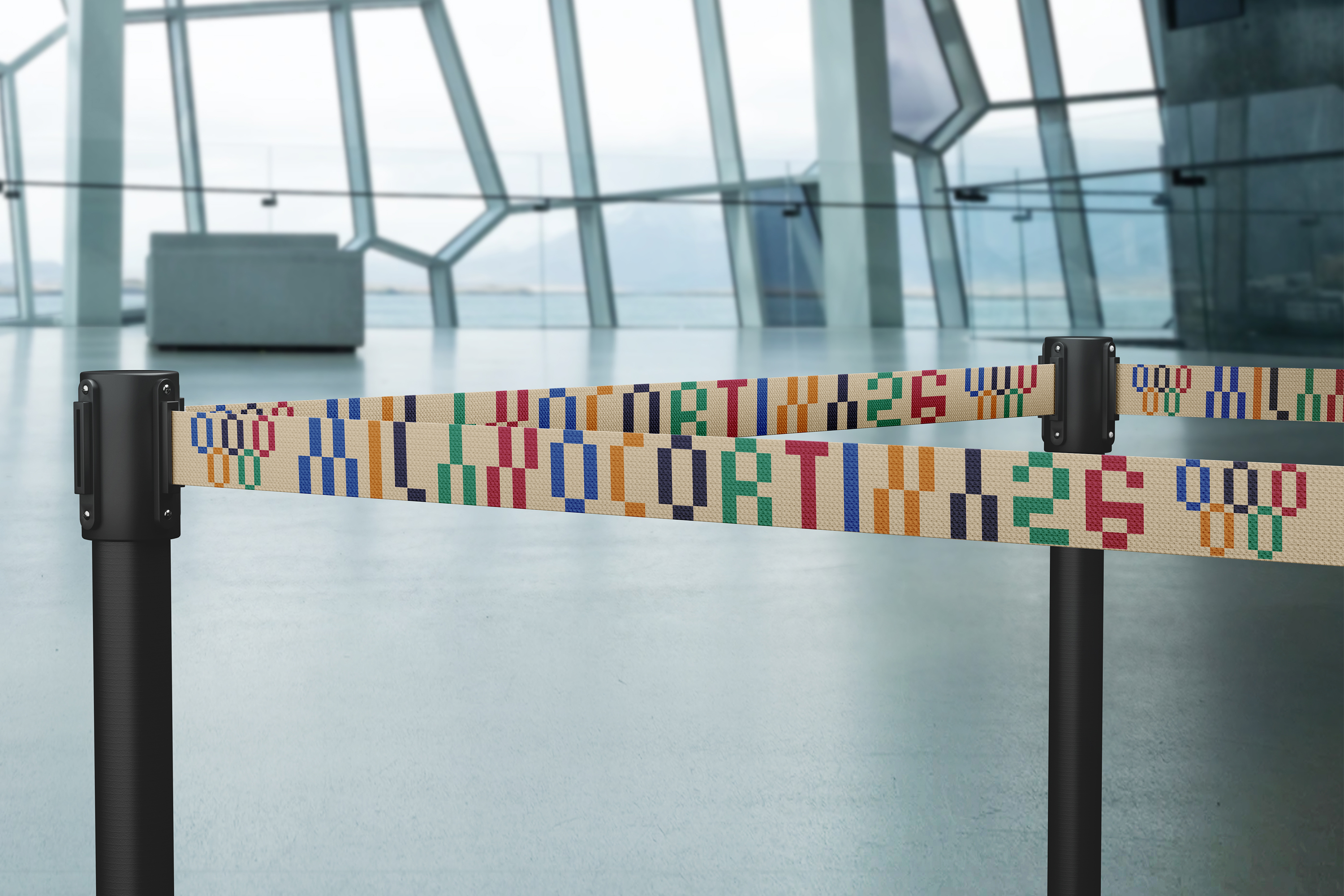 Queue barrier design