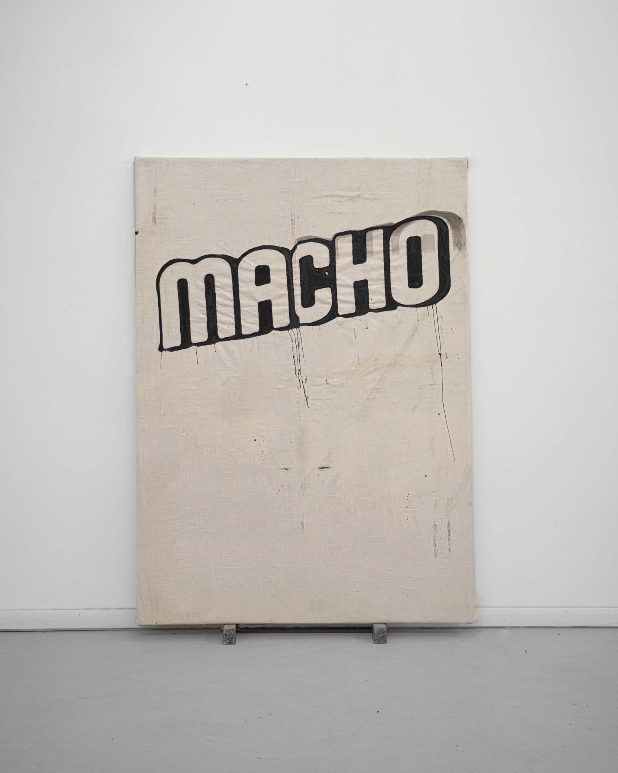 180x125x5cm, acrylic and inkjet on unprimed linen canvas, wooden stretcher