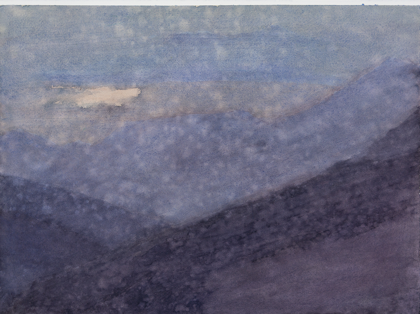 Vallon de Mercuel, pluiewatercolour on paper28 x 38 cm, 2023