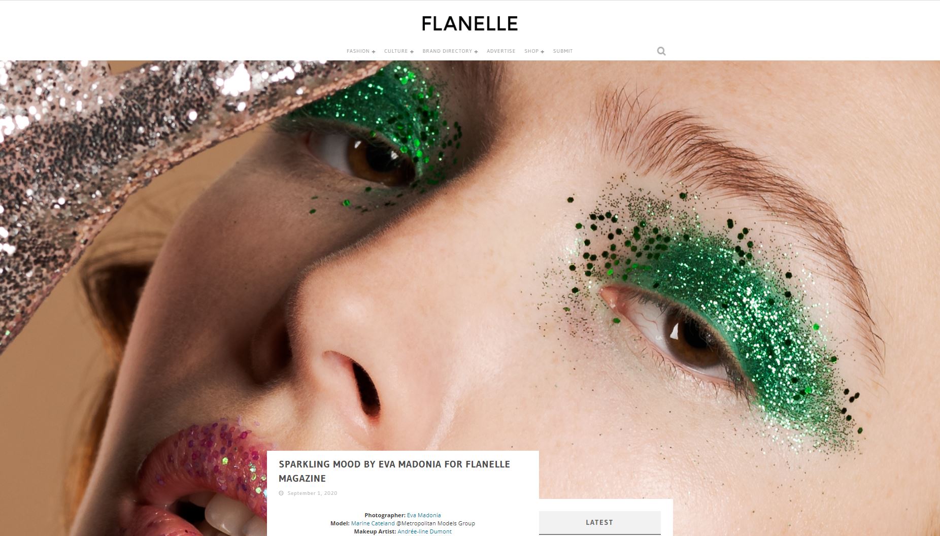 Flanelle Magazine - Beauty Editorial - Sept. 2020