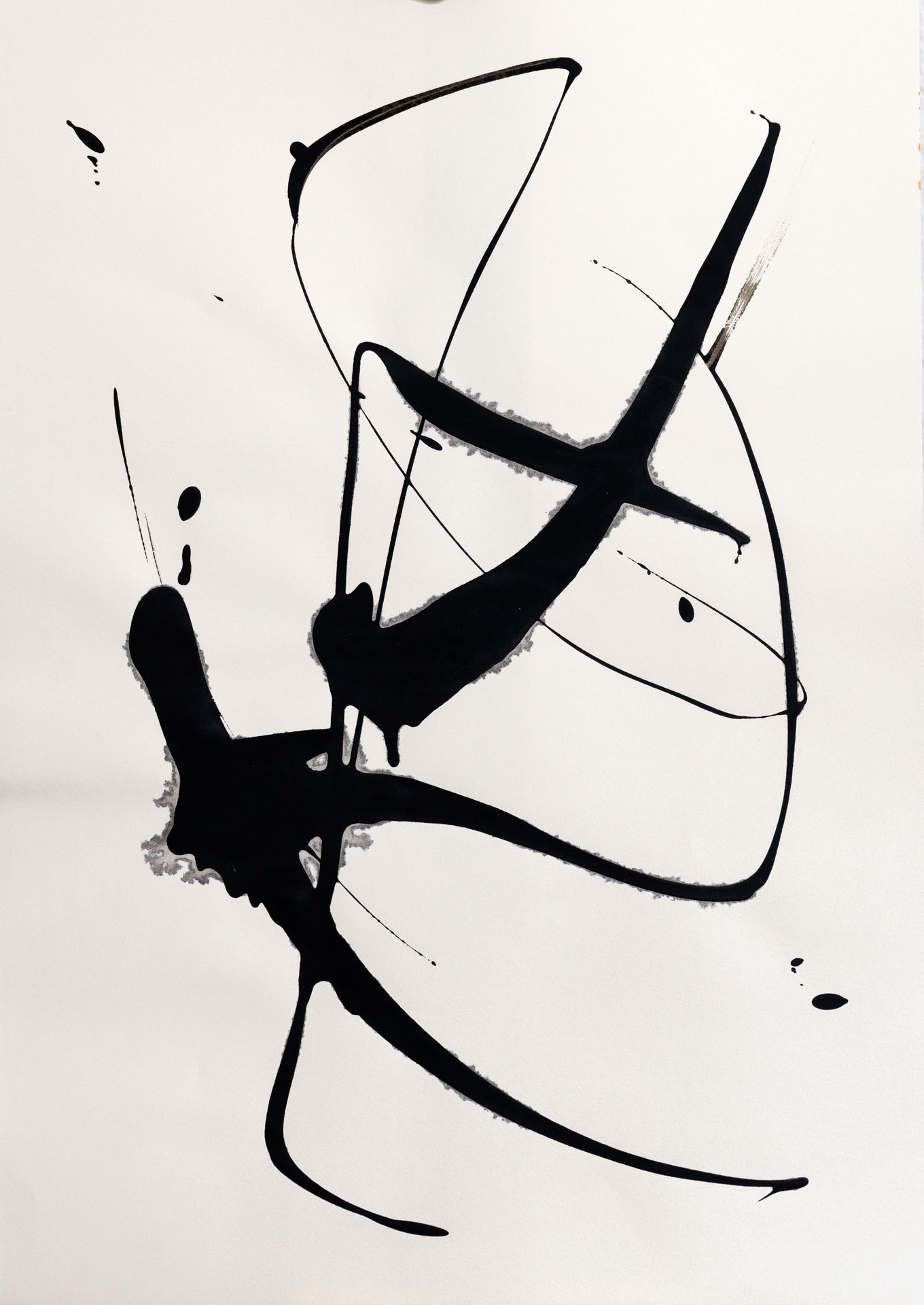 o. T.Acryl auf PapierDIN A2