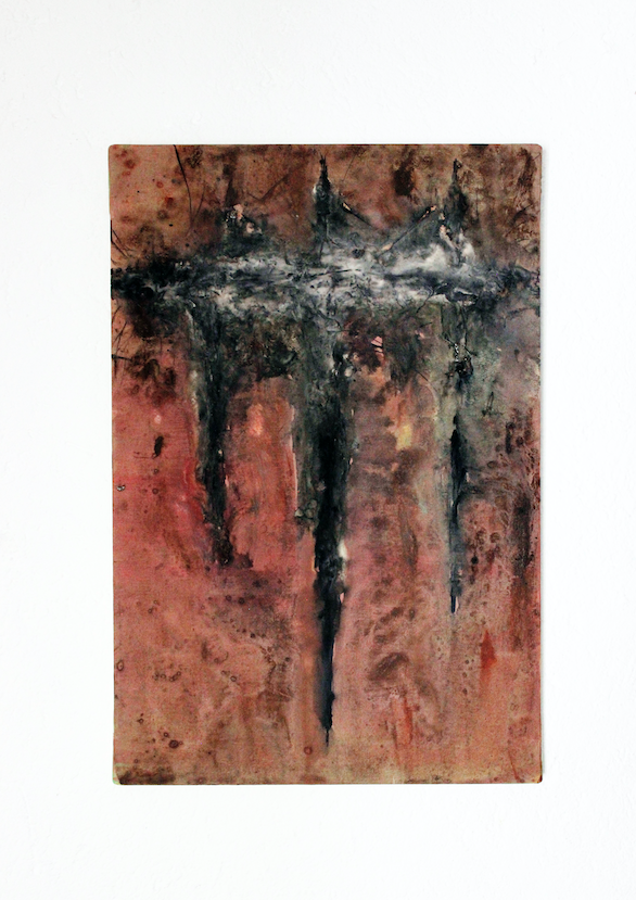 Cicatriz, 2022-60x40cm- Acrylic, cast and glue on canvas