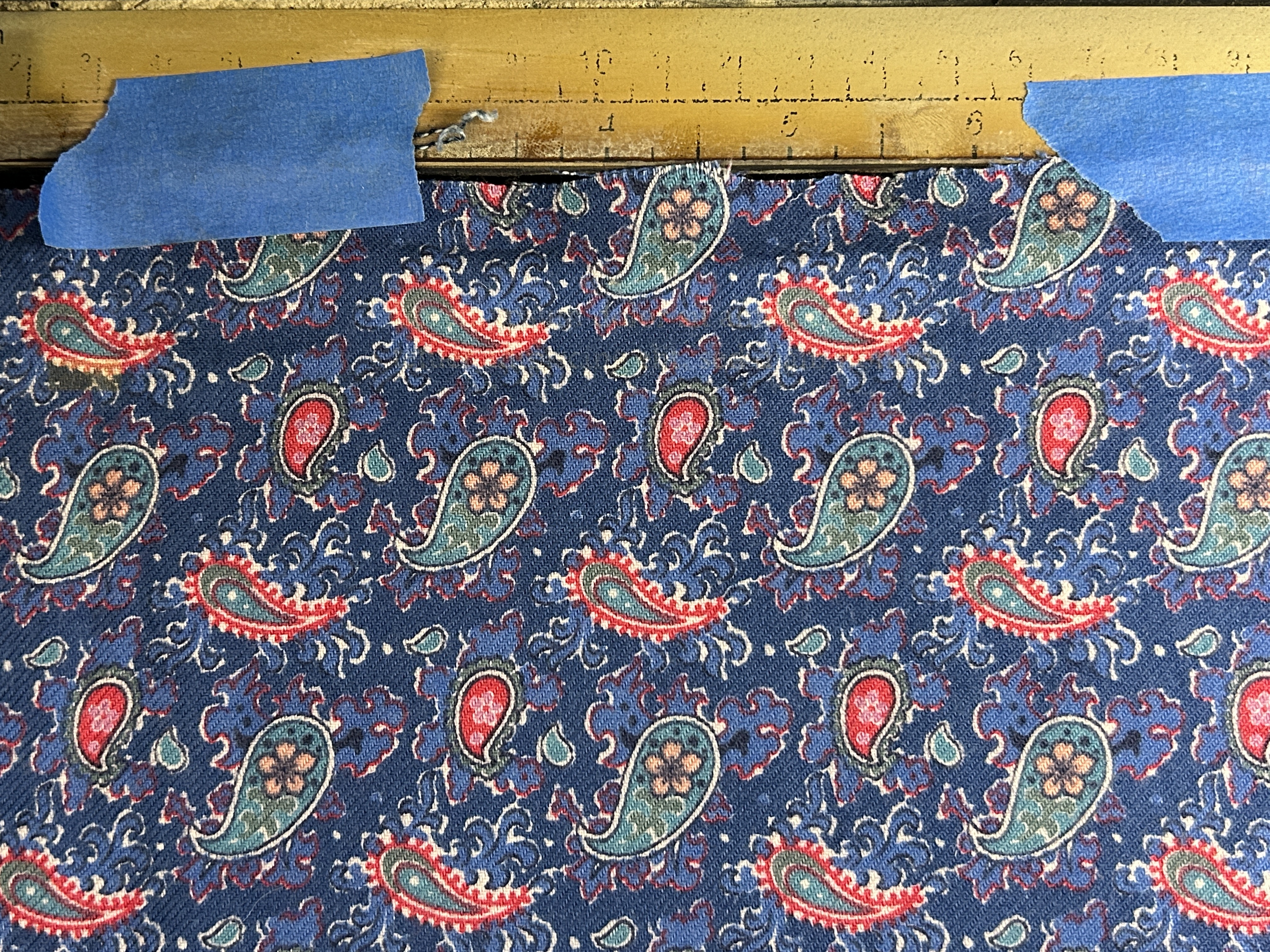 Doesn't show up well on patterns like this