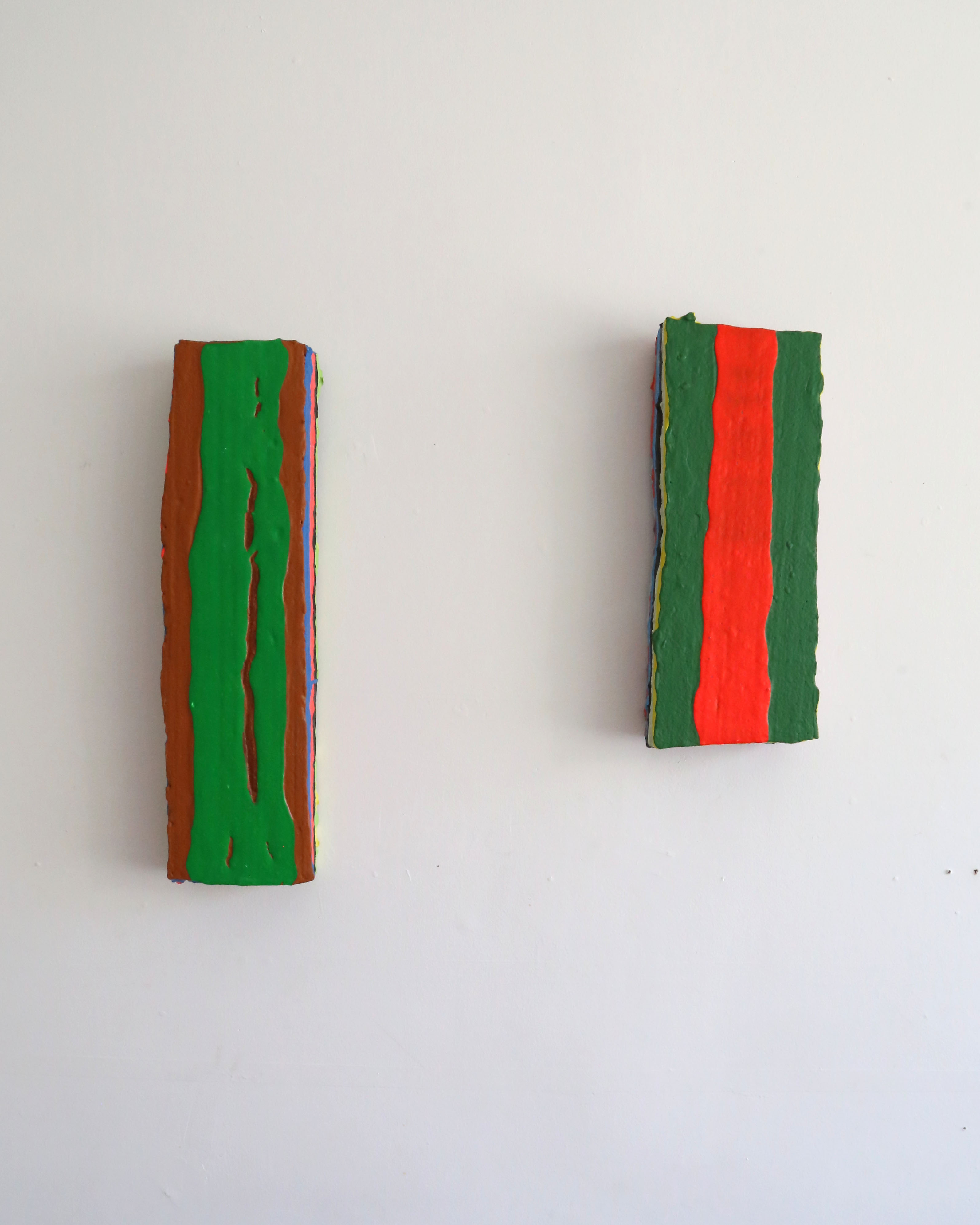 Parallel World, 2021, Acrylic, Silicone, Plaster, Poly Foam mounted on Wood, 24” x 21” x 3”