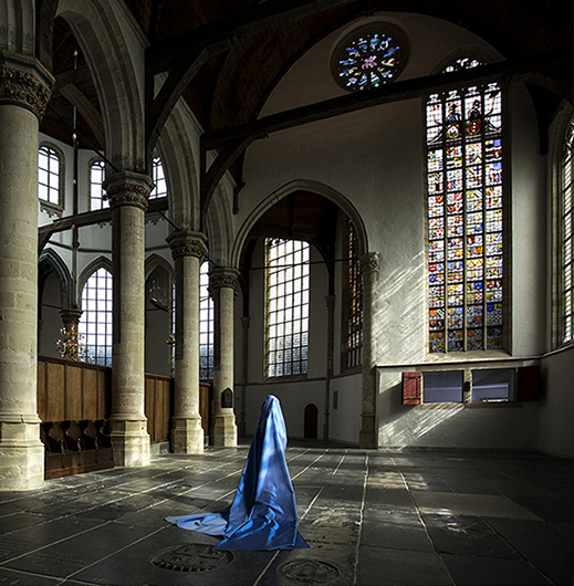 Oude Kerk (II), 92 × 90cm. 2016