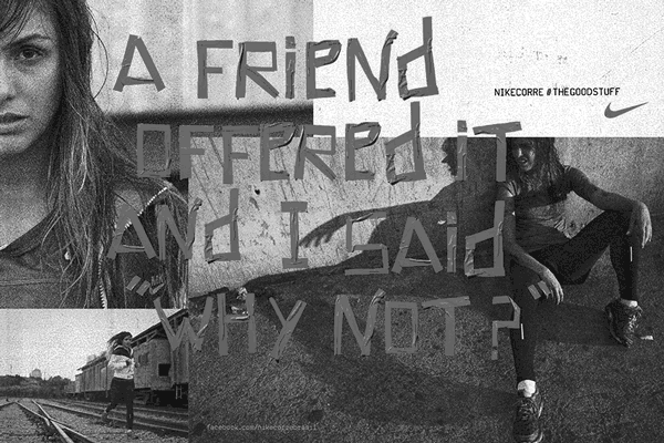 tipography - Nike - F/Nazca