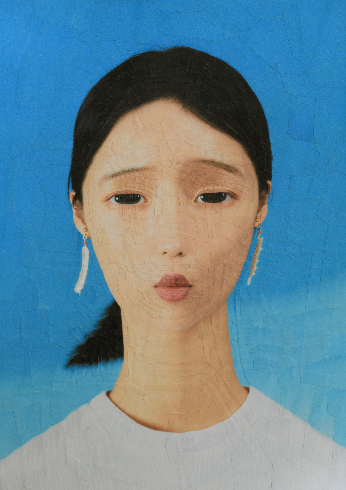 Yuping after  Puzzleman Leung, 2022, 8.1 x 11.6 inches