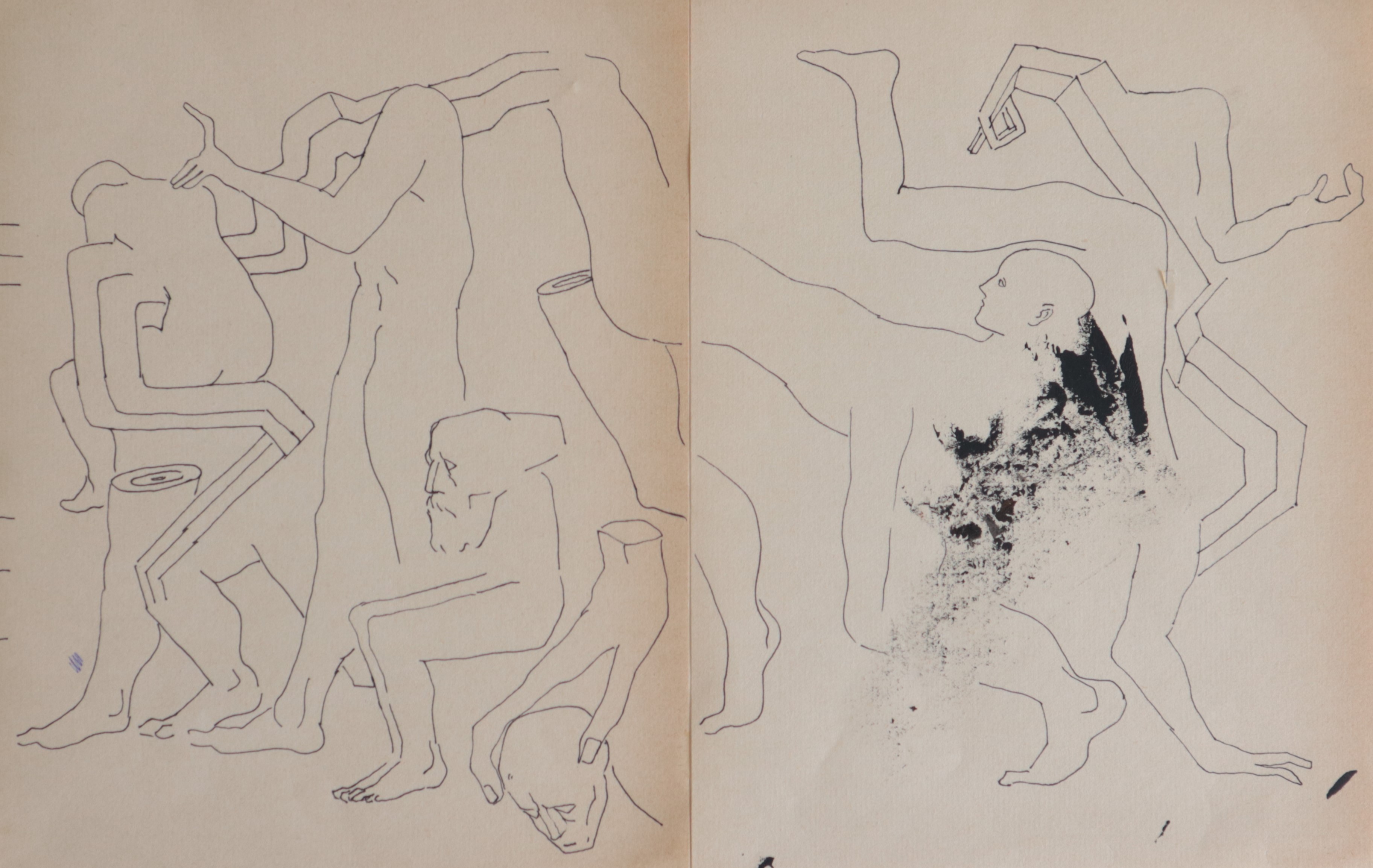 Les noces de Thétis, 57x45cm, 2021