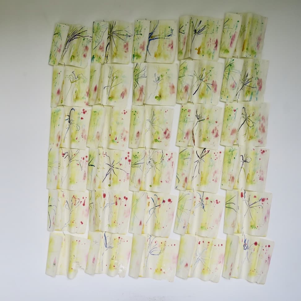 Carnet délié Papyrus framboise