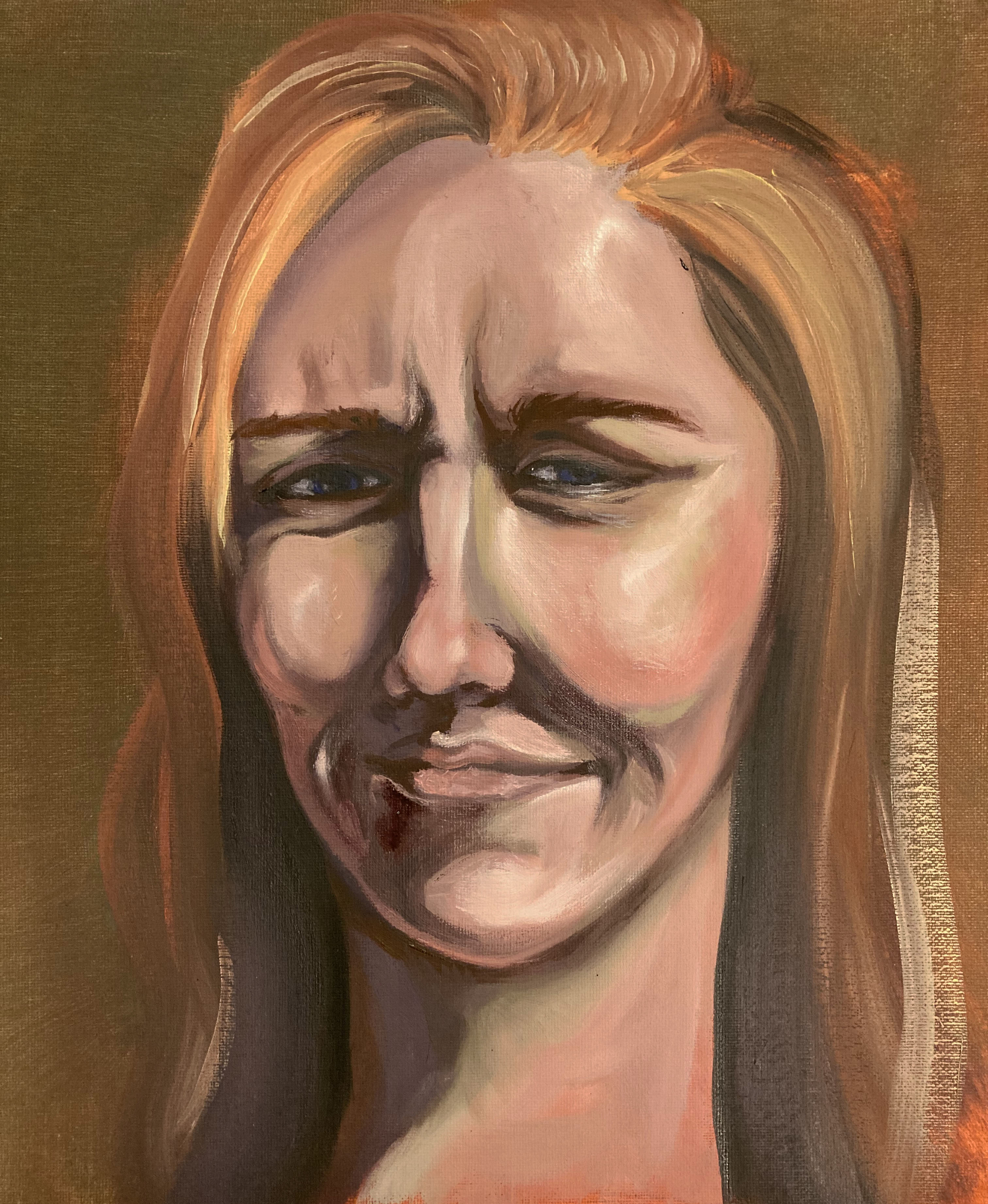 Self-Portrait, Oil, 2021