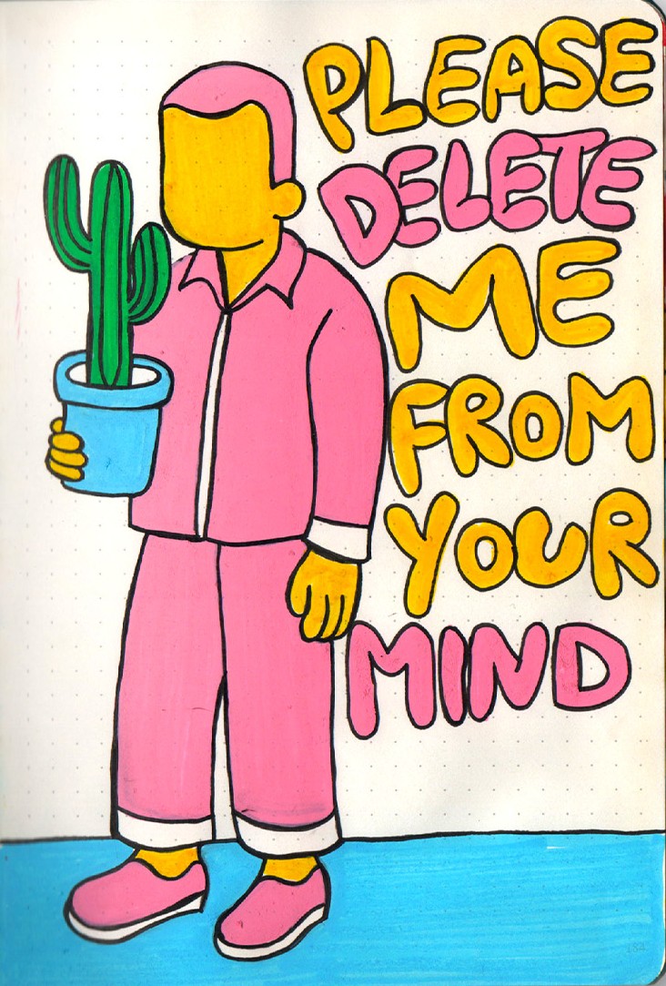 Chapter XIX, Acrylics on paper, 15x21cm, 2025.