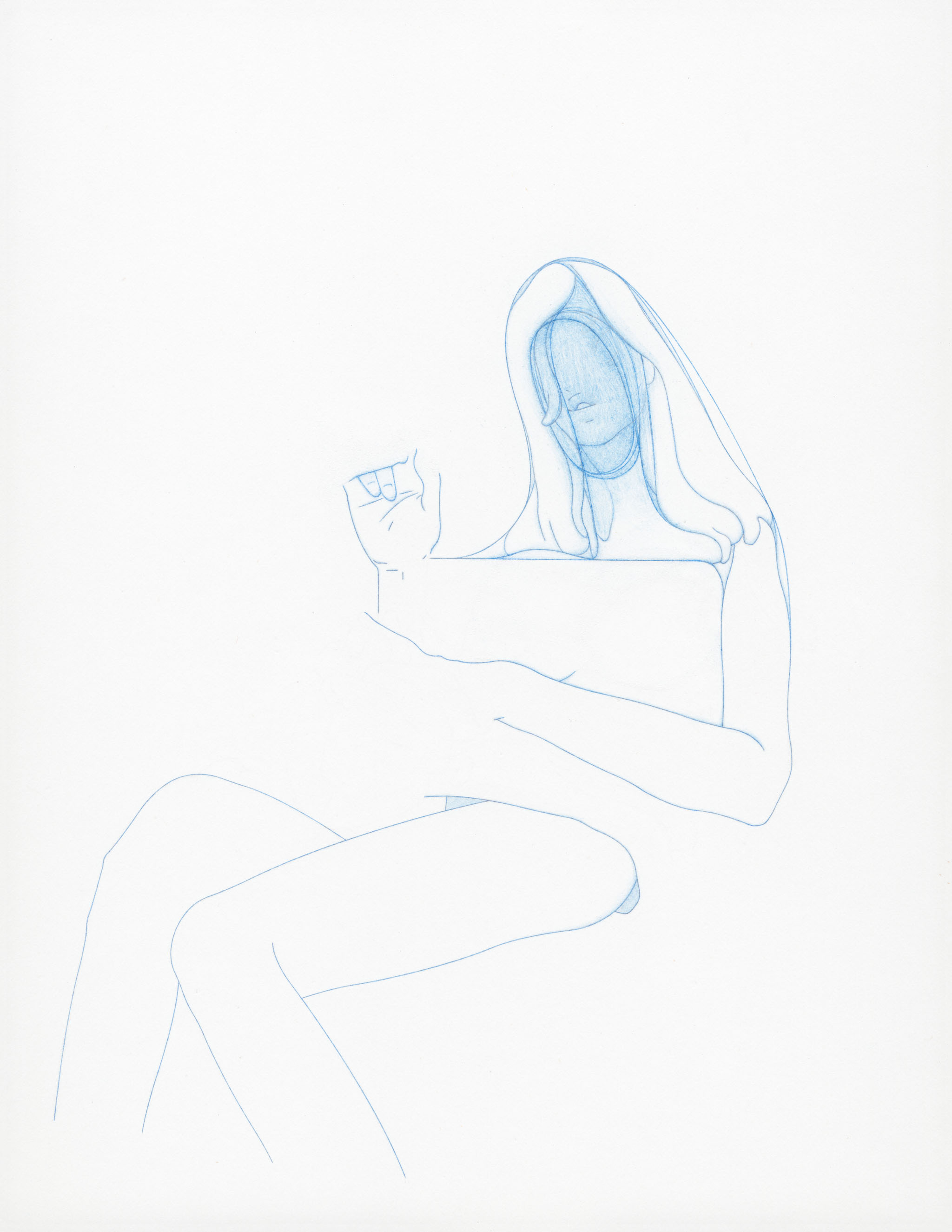 Neko 11x8.5 colored pencil on paper 2016