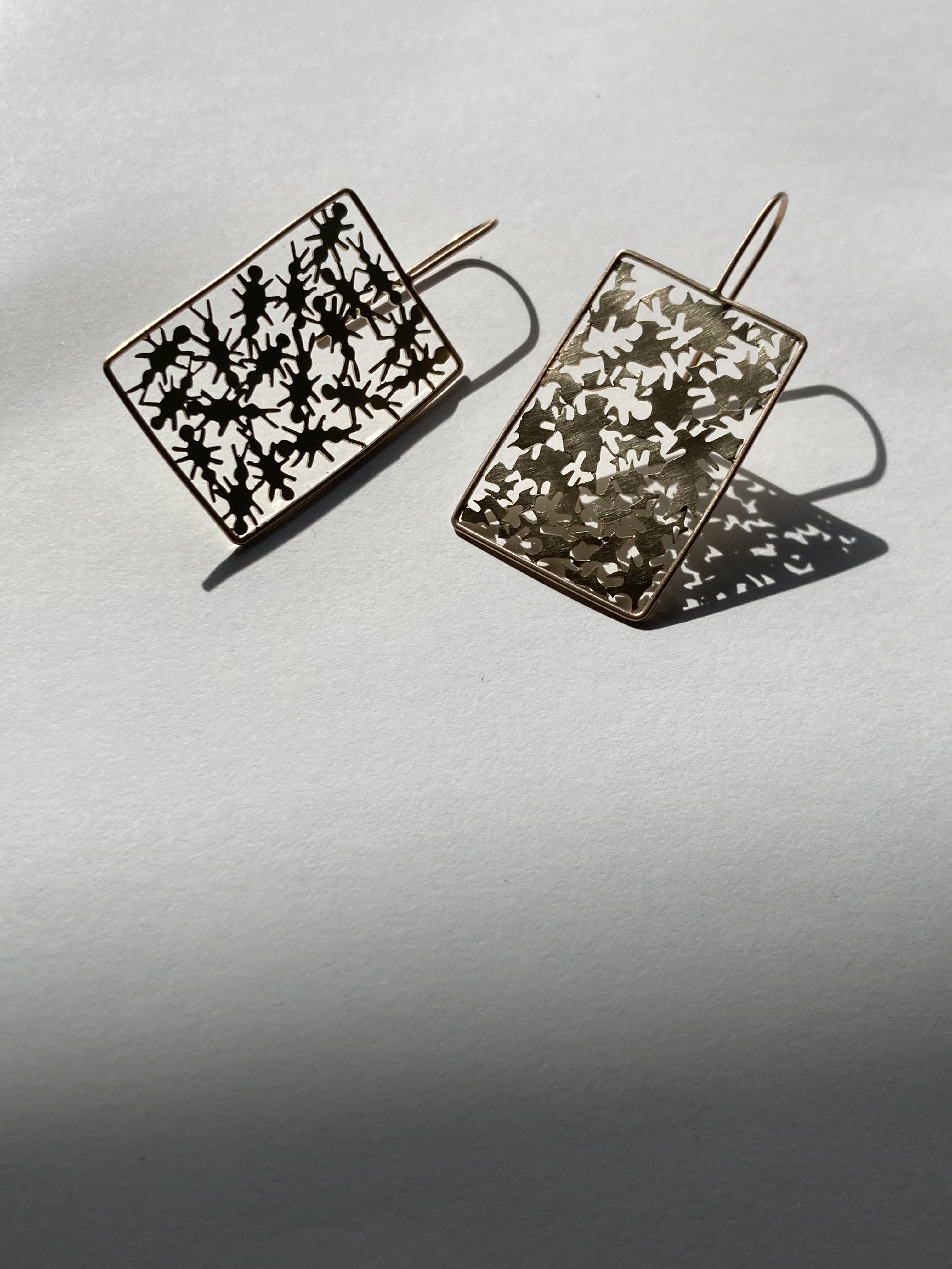 +ve -ve earrings, 2023