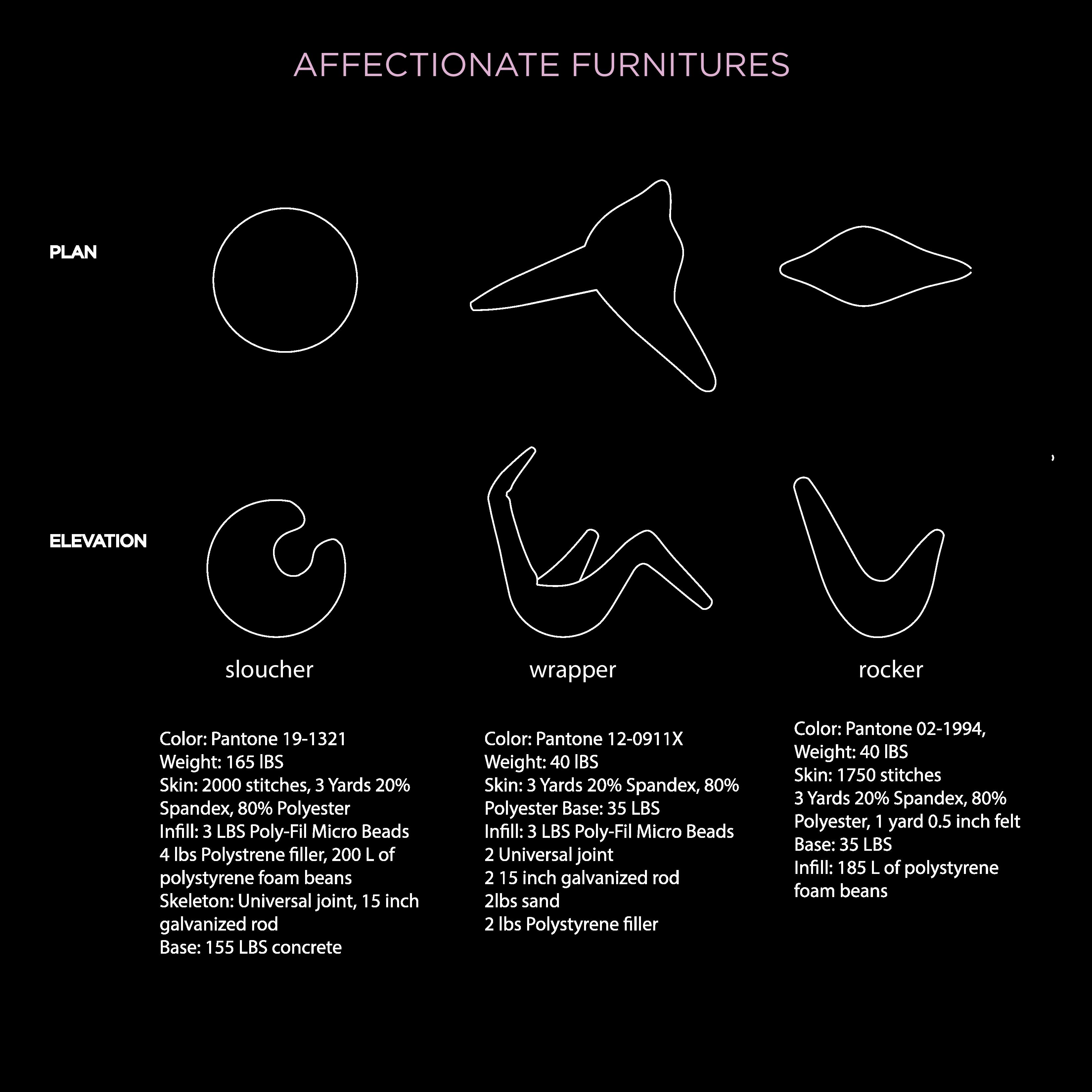 04_Space: Each individual unit has their own names and unique characteristics as a result of their materials, sizes and forms. They can be reconfigured in new forms of collectives through user’s interactions.
