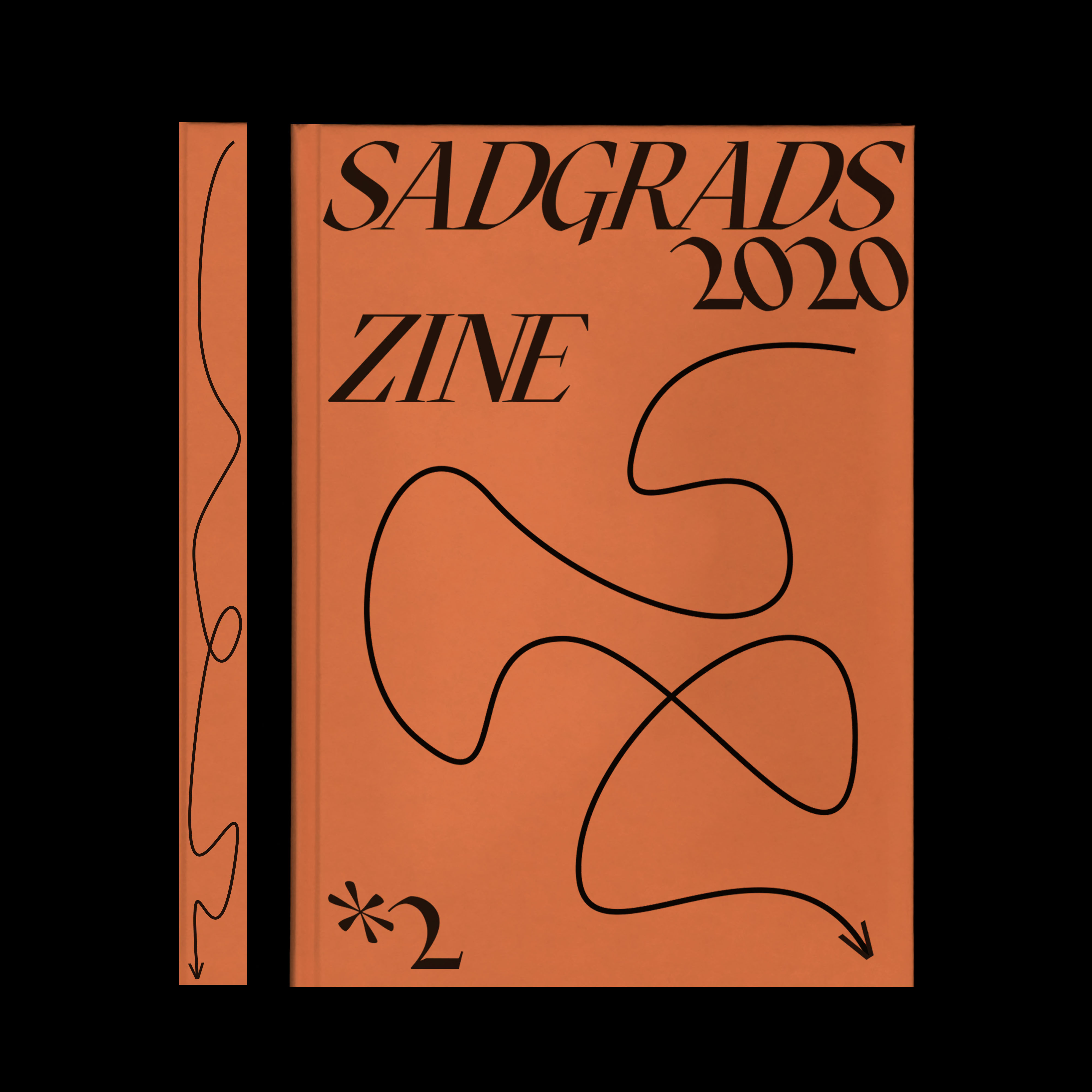 SADGRADS2020 charity zine designed by Ruben Buffery (@_rgb_designs)