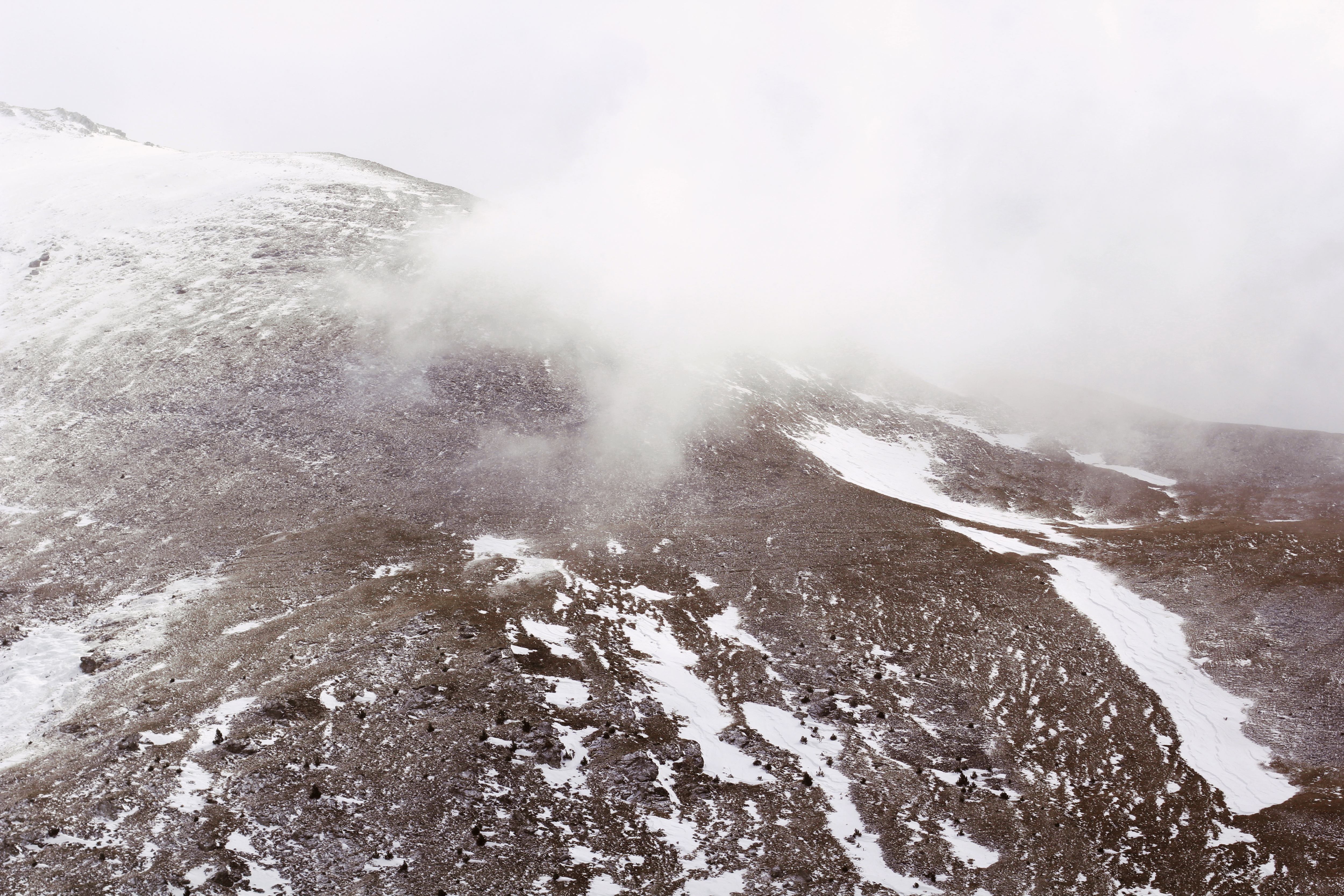 SNOW IN THE MOUNTAINS