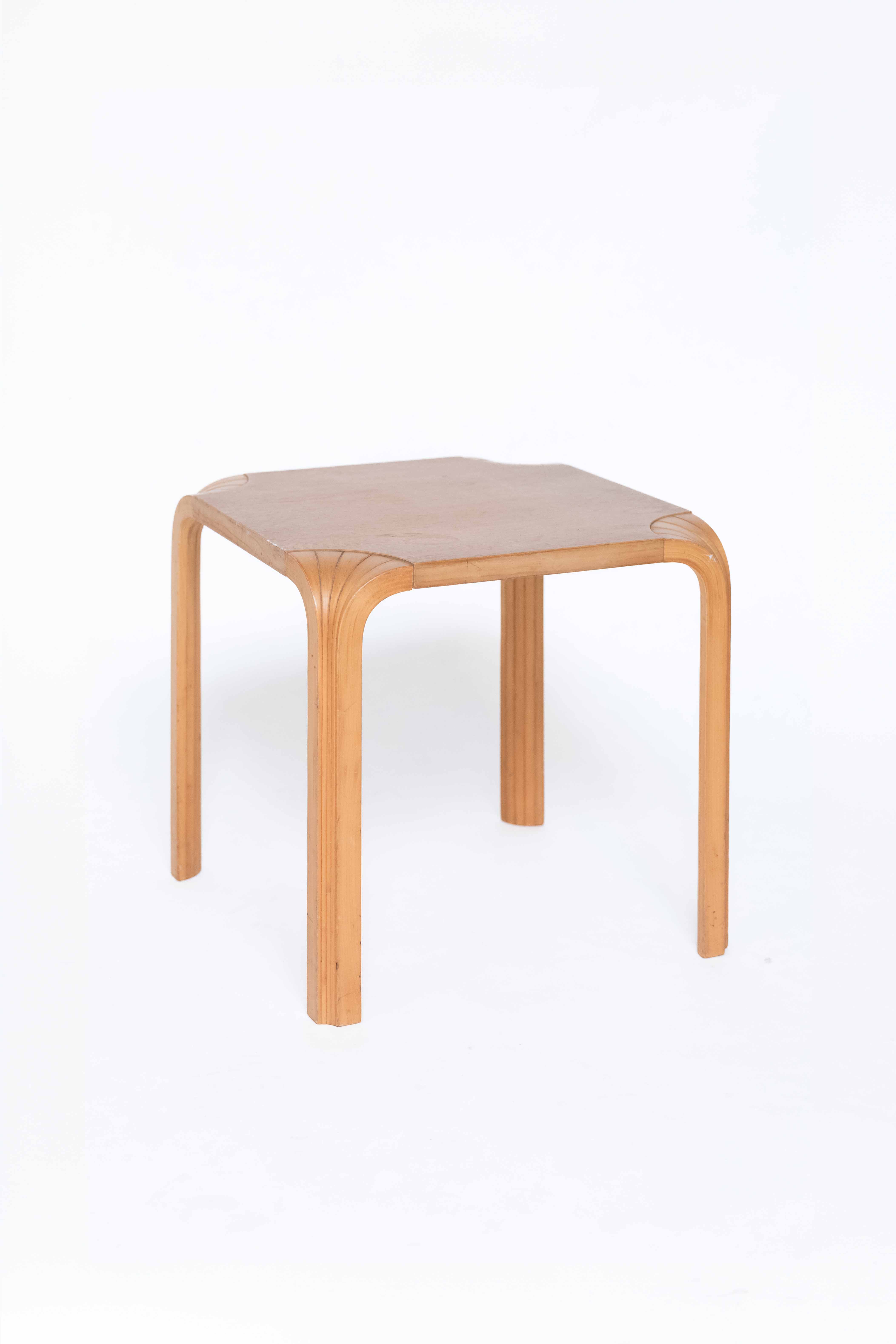 alvar aalto fan leg table x601 for sale