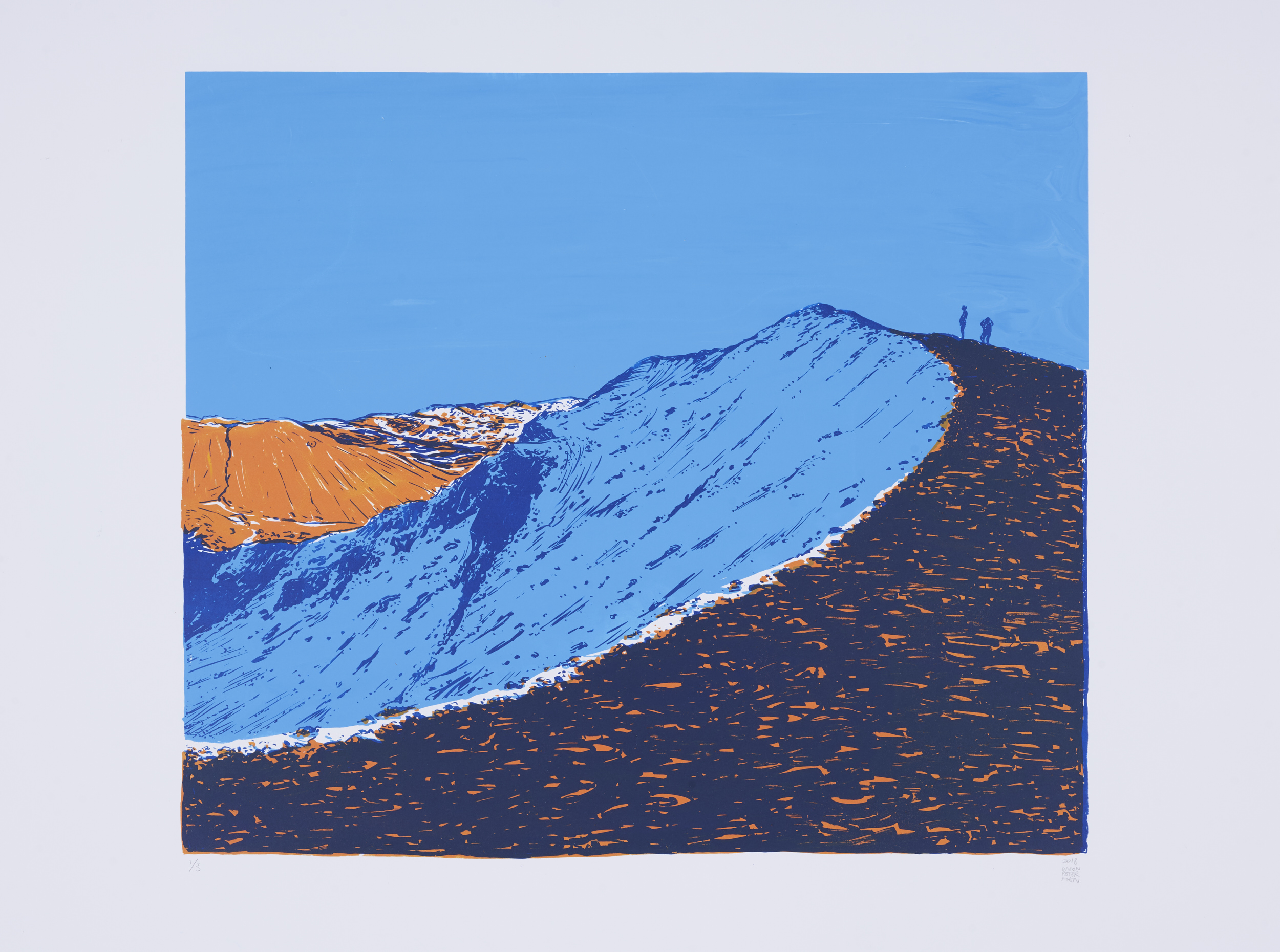 Trip to the North, 3-colour silkscreen print, 750x 580mm, Edition of 3, 2018