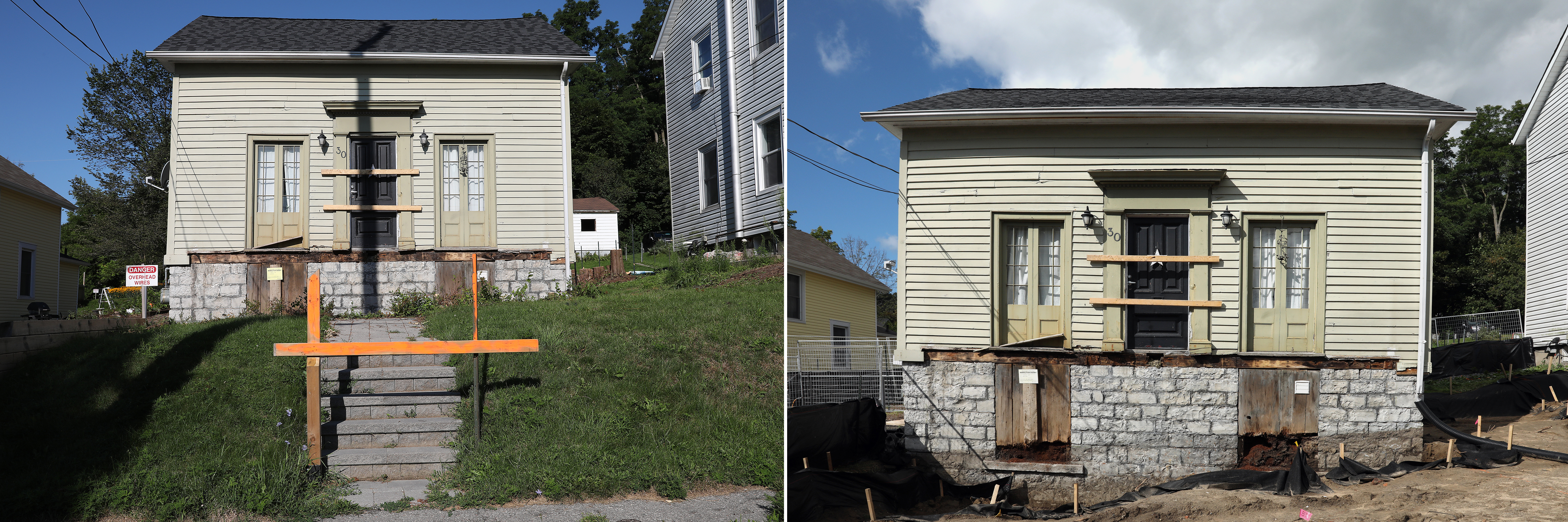 Home, Alexander Street, contaminated soil removal