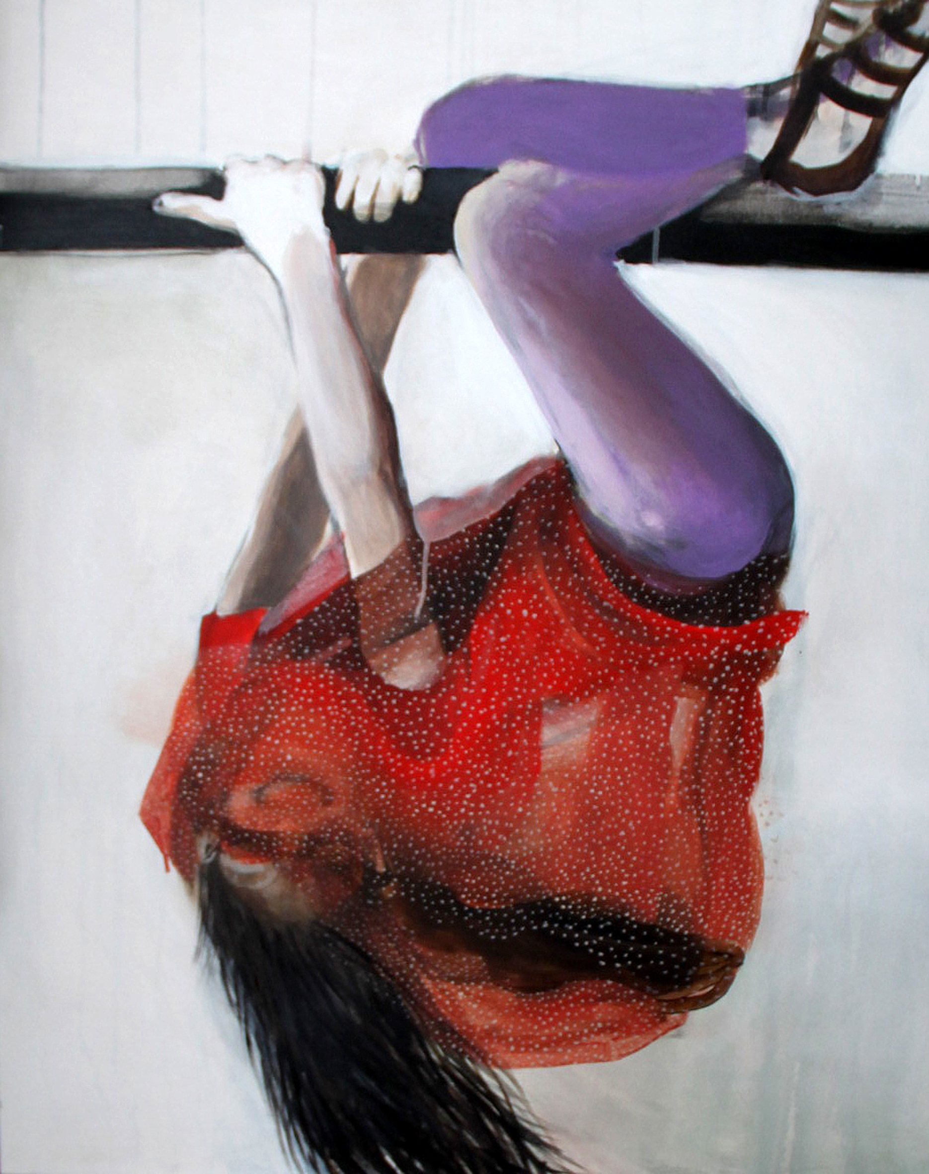 Trzepak, acrylic on canvas, 100/70 com