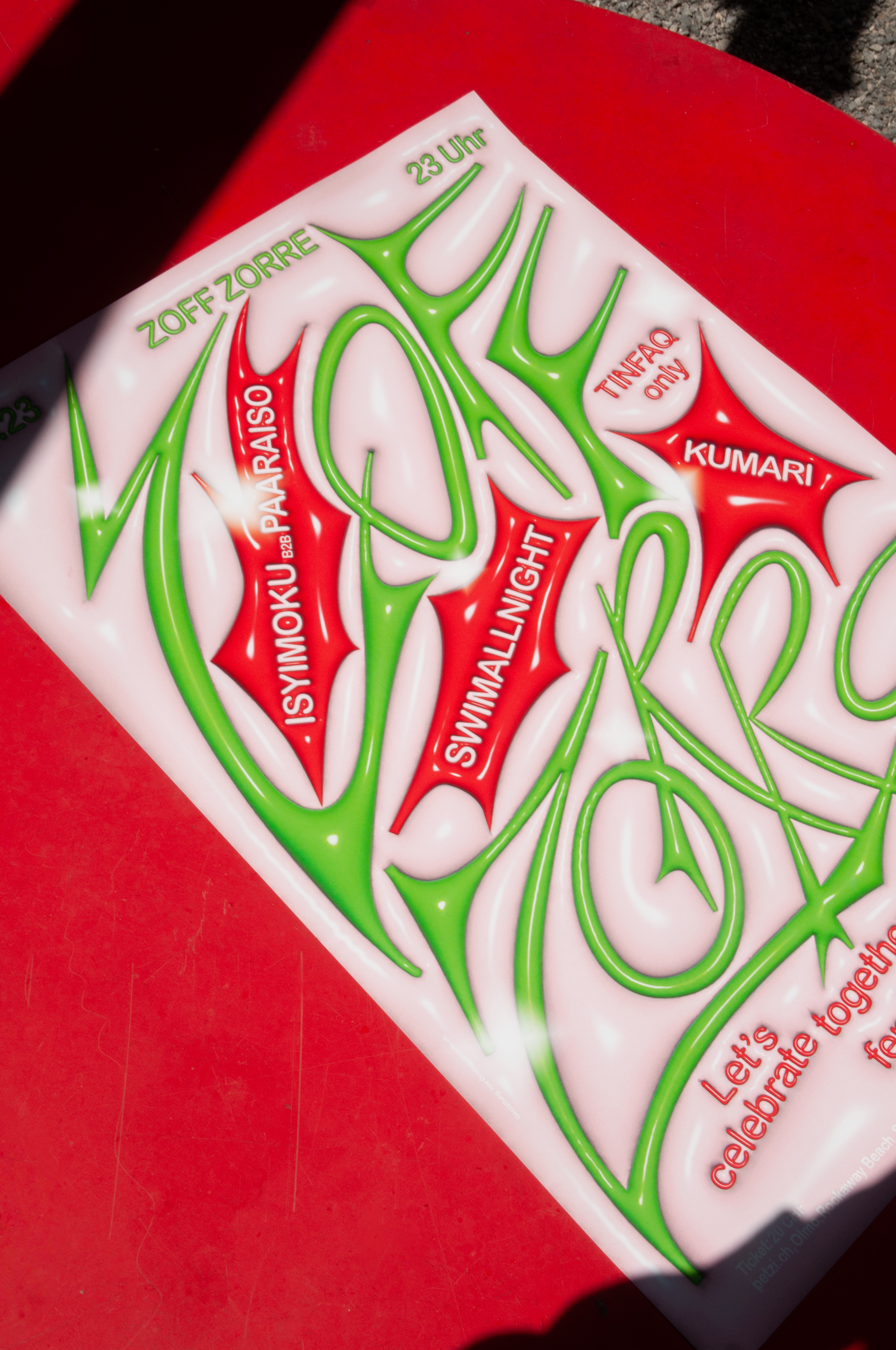 Zoff Zorre Juni, Forcefield Records + Dachstock Bern, A2, 2023