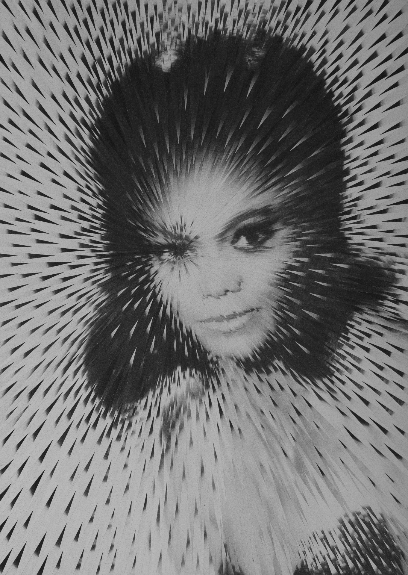 Exploding Eartha Kitt, 2016, 8.2 x 11.6 inches